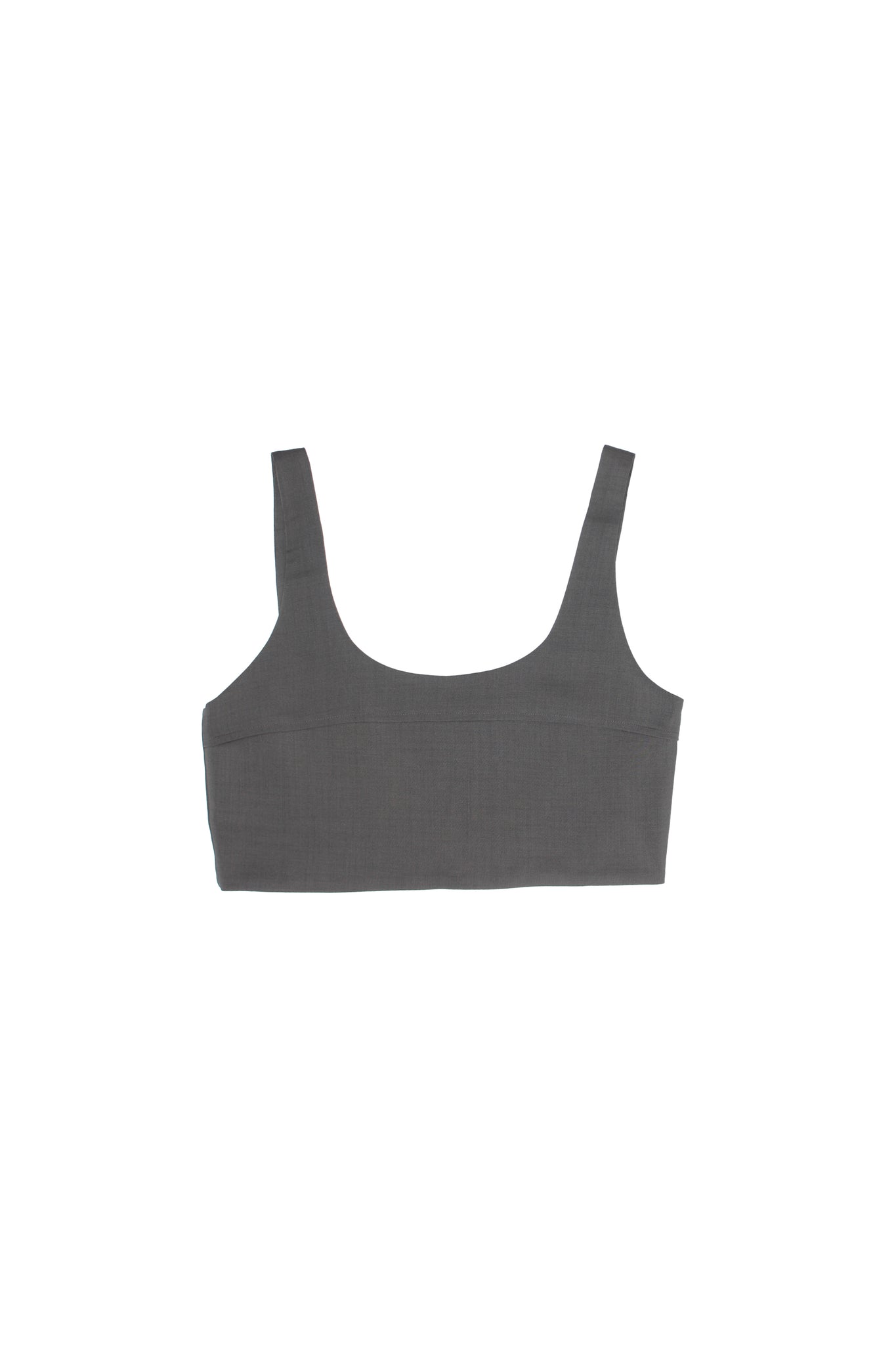 Bella BUSTIER Top in Grey