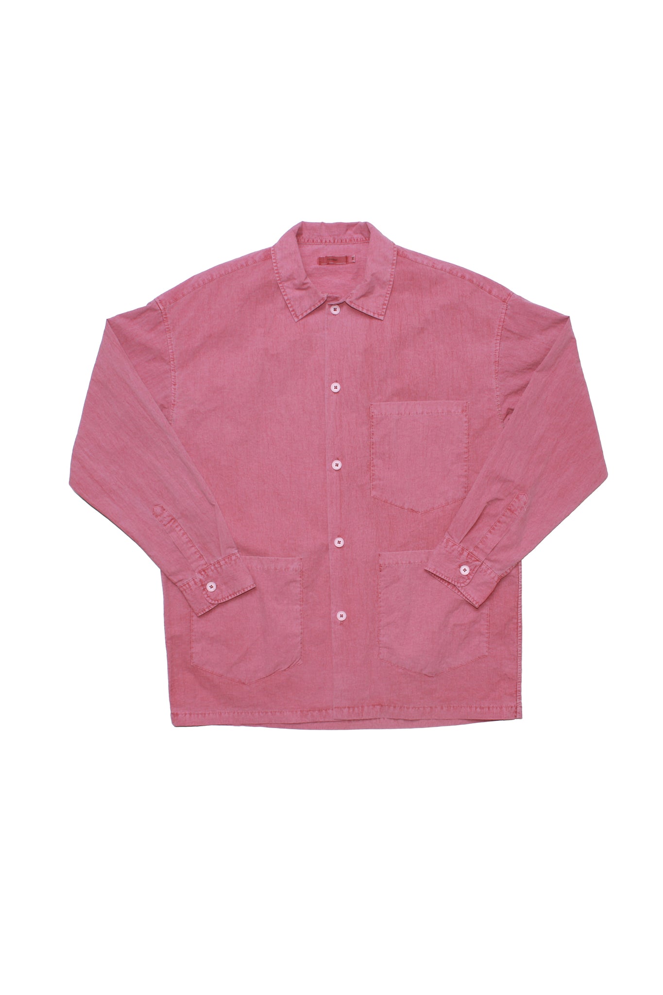 Pigment Wash Shirket in Pink