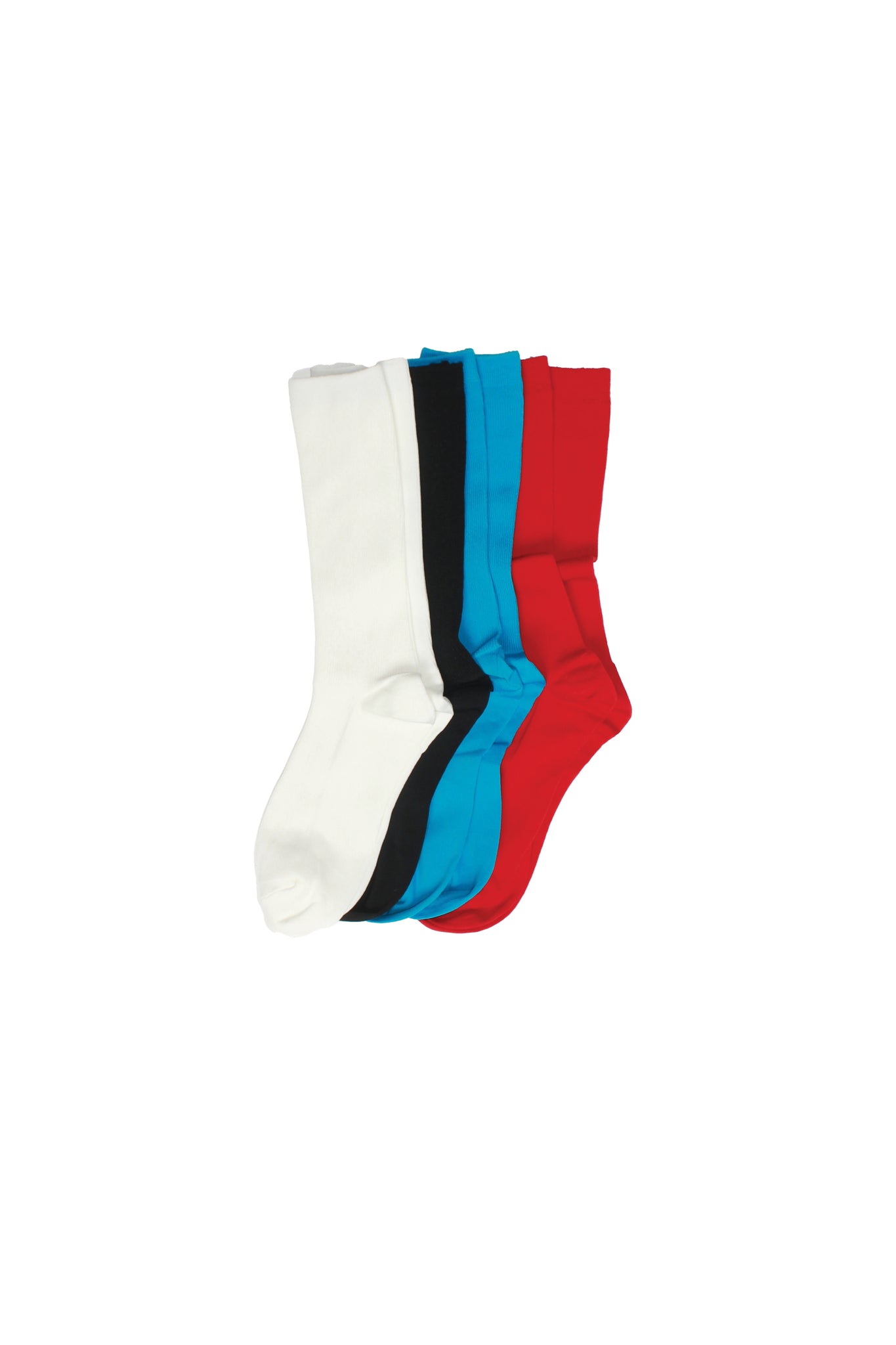 Thin Ribbed Color Socks