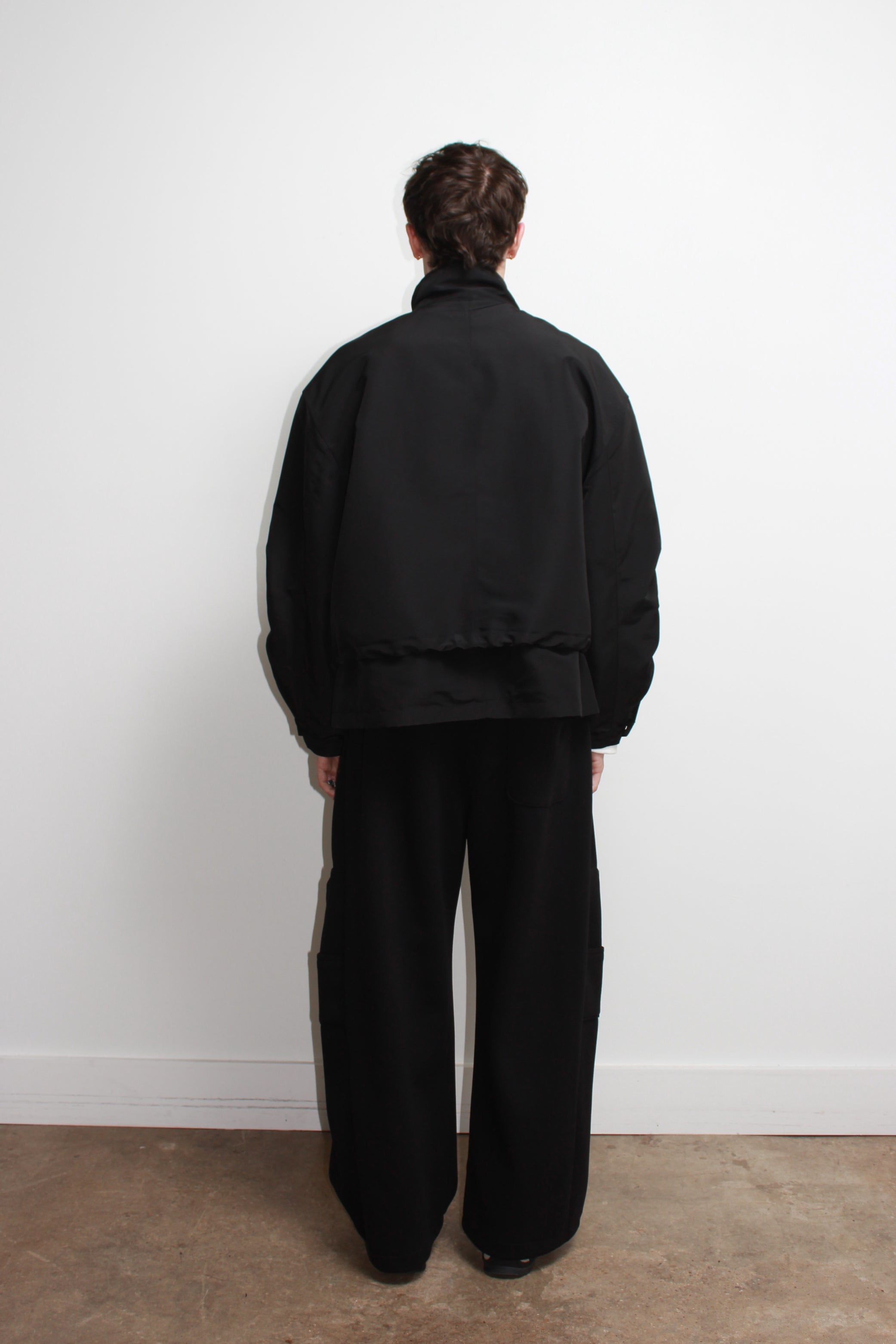 Shell High-neck Jacket in Black – Jowa.shop