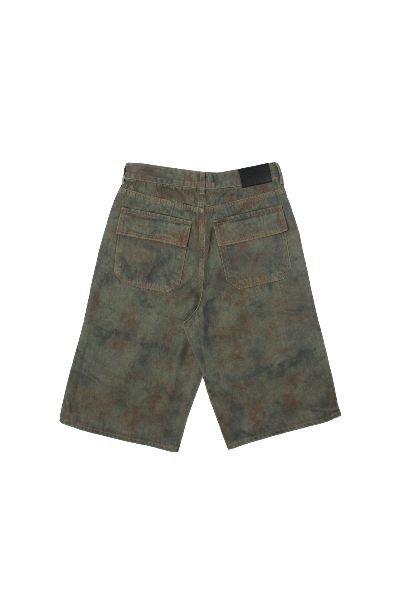 Camo Bermuda Shorts in Olive