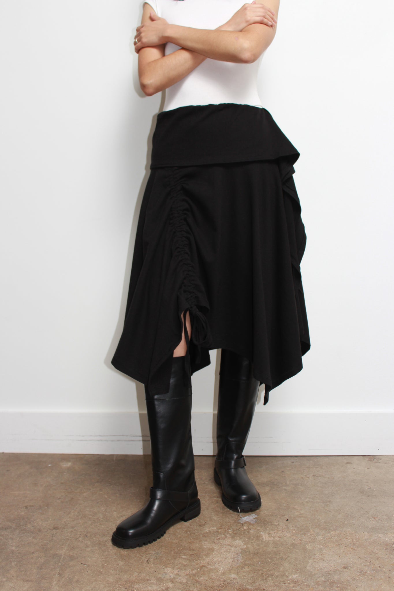 Side Zipper Knee High Boots