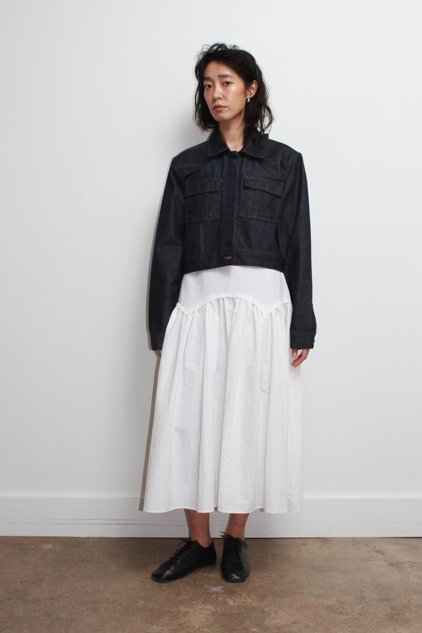 Nonfade Crop Denim Jacket