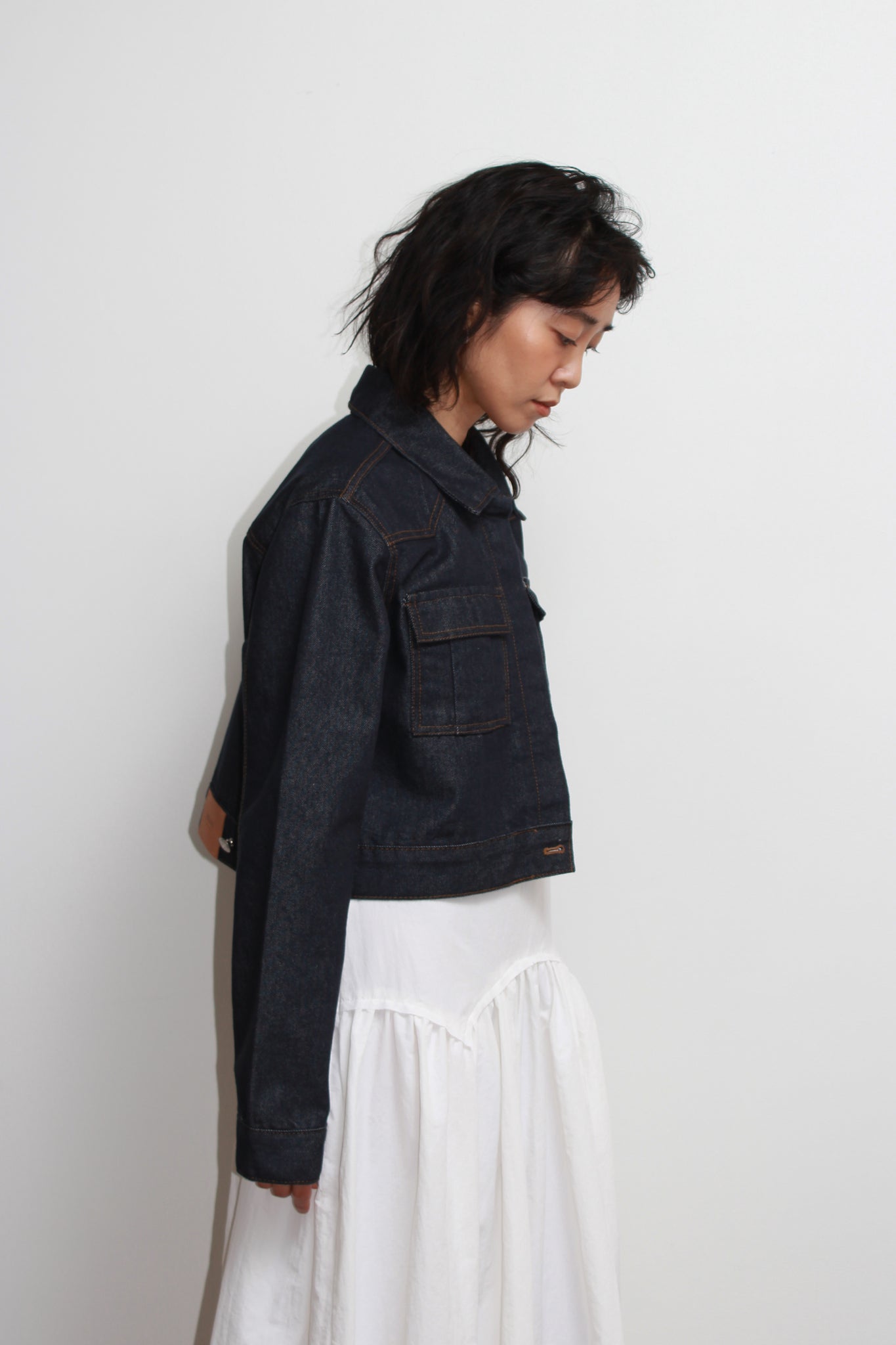 Nonfade Crop Denim Jacket