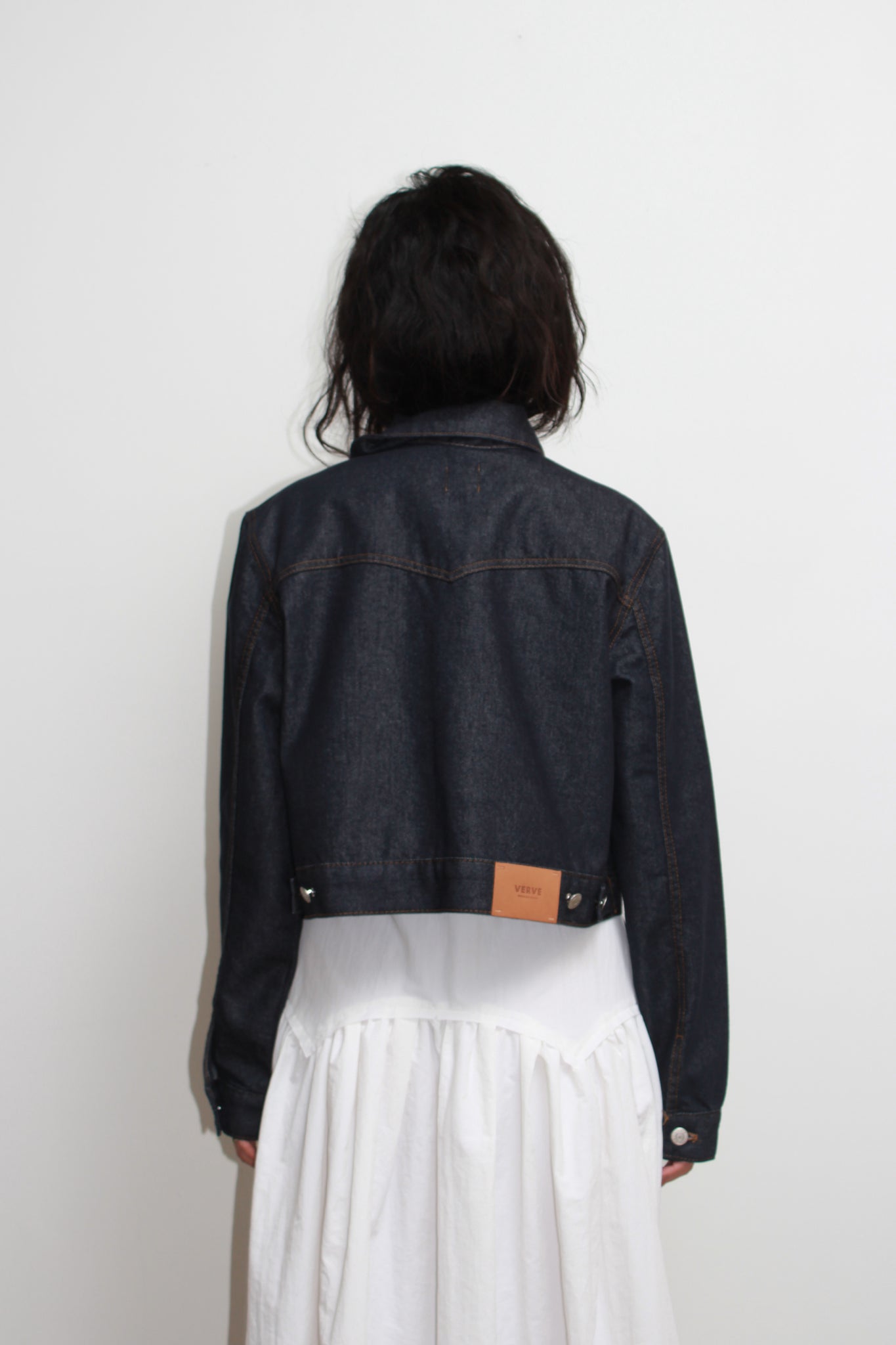 Nonfade Crop Denim Jacket