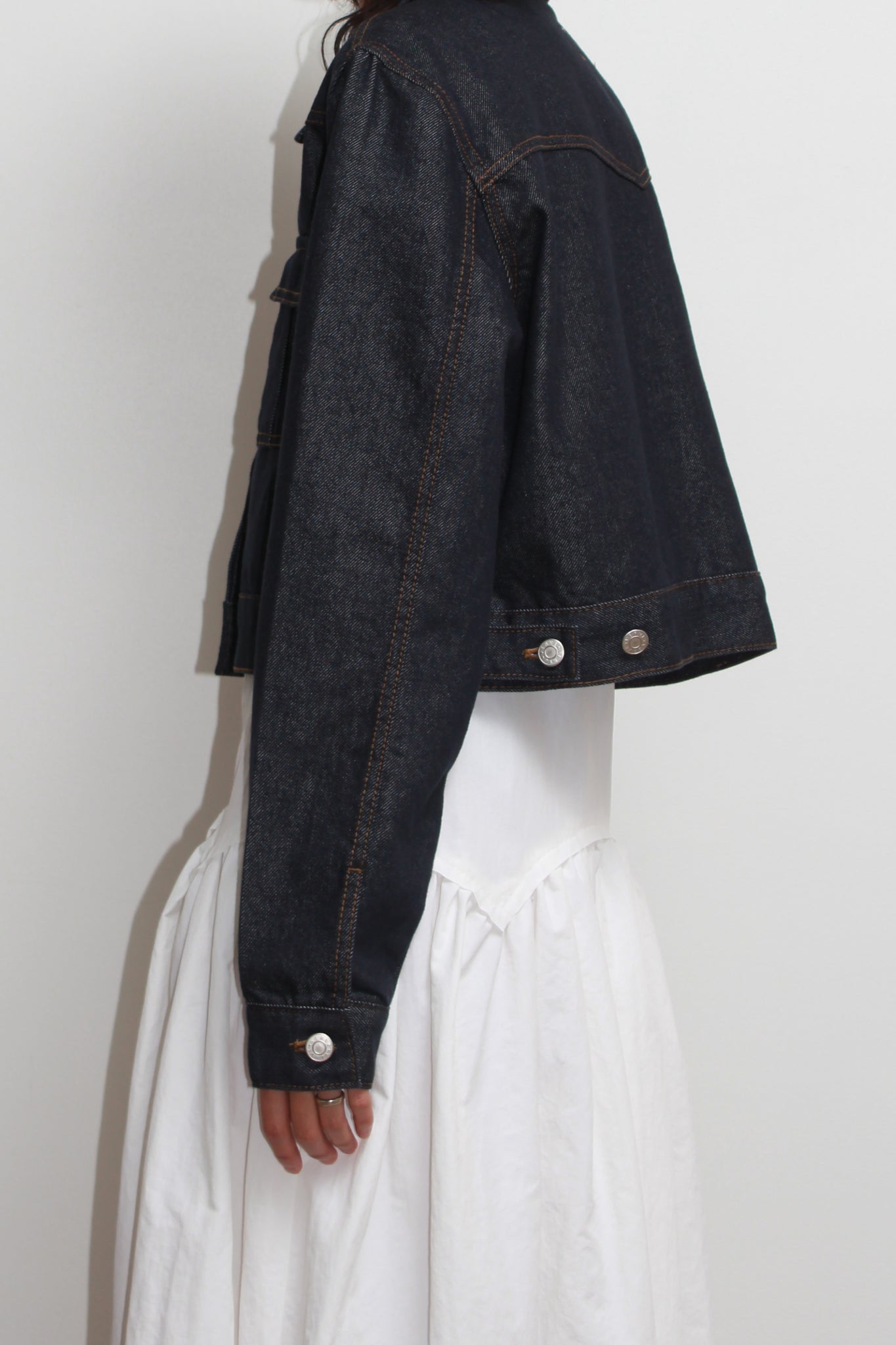 Nonfade Crop Denim Jacket