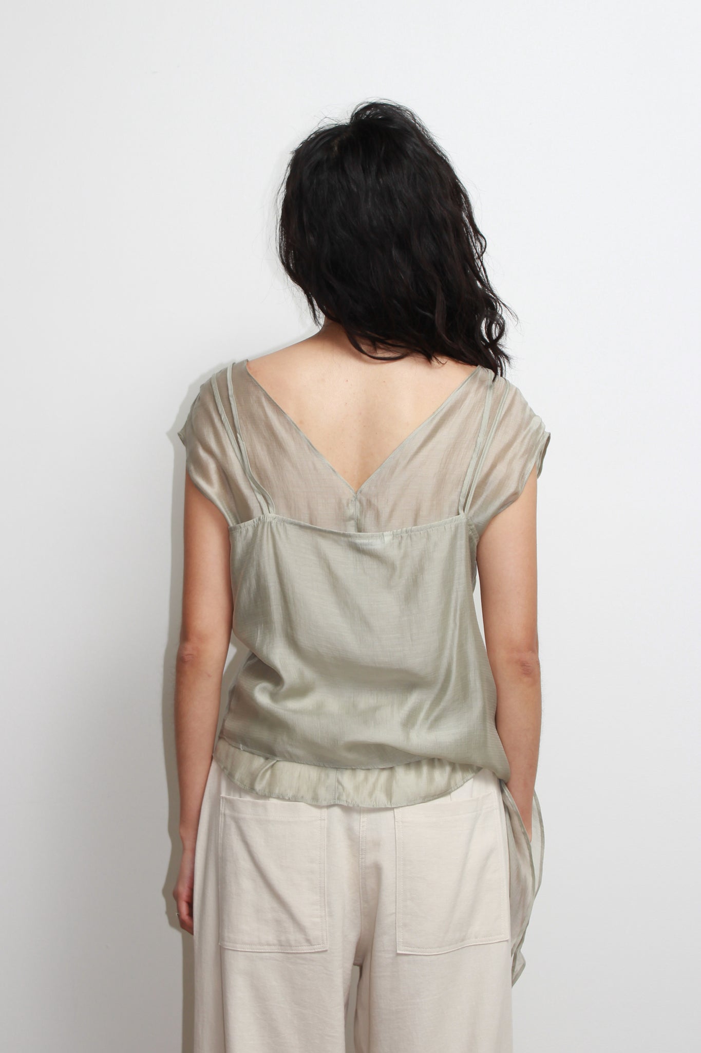 Cloud Sleeveless Shirt Set