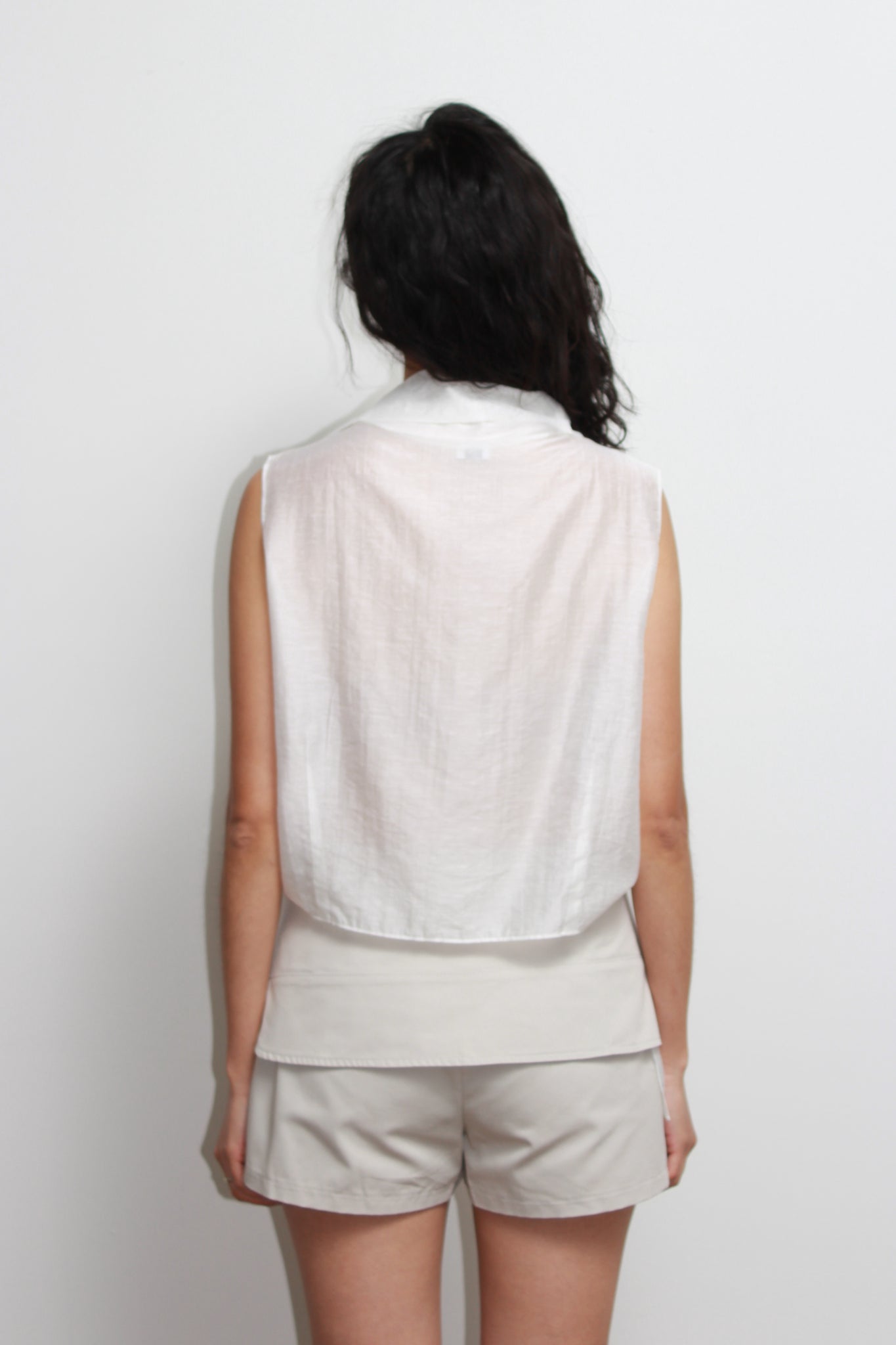 Pipin Mockneck Button Top