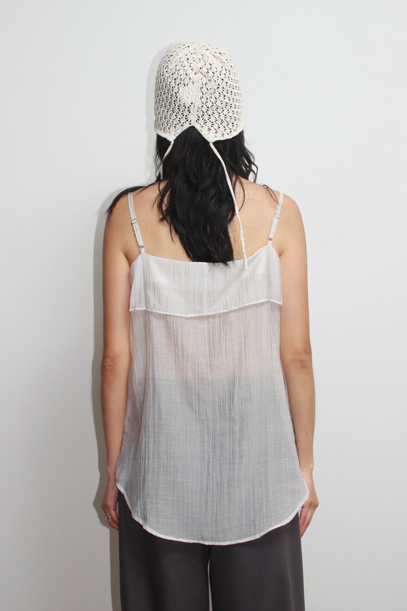 Pits Ribbon Blouse in Off White Stripe