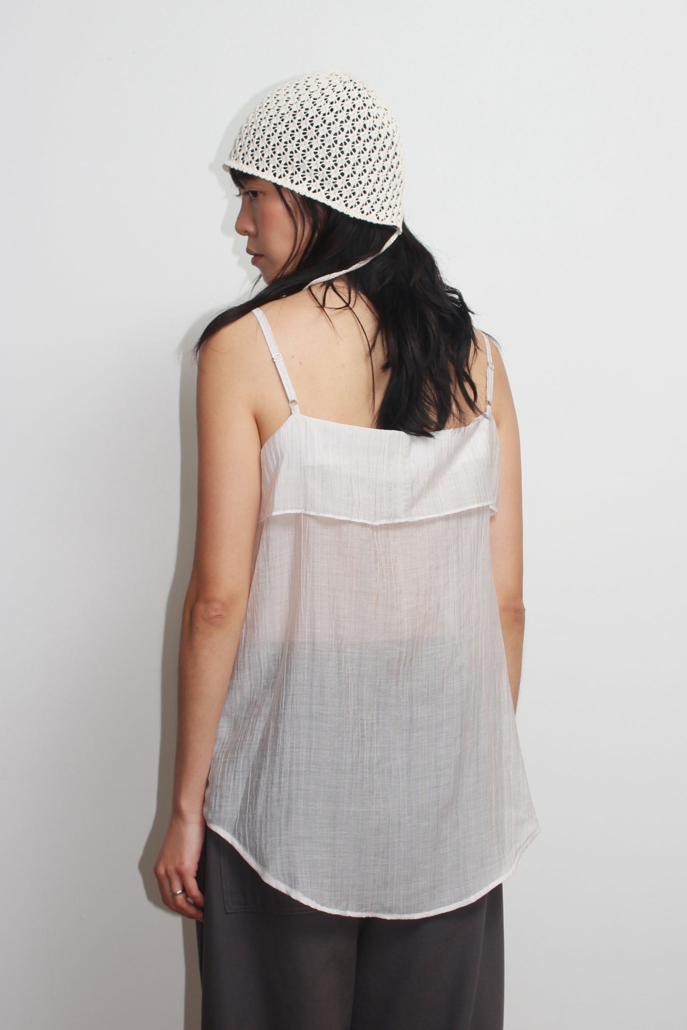 Pits Ribbon Blouse in Off White Stripe