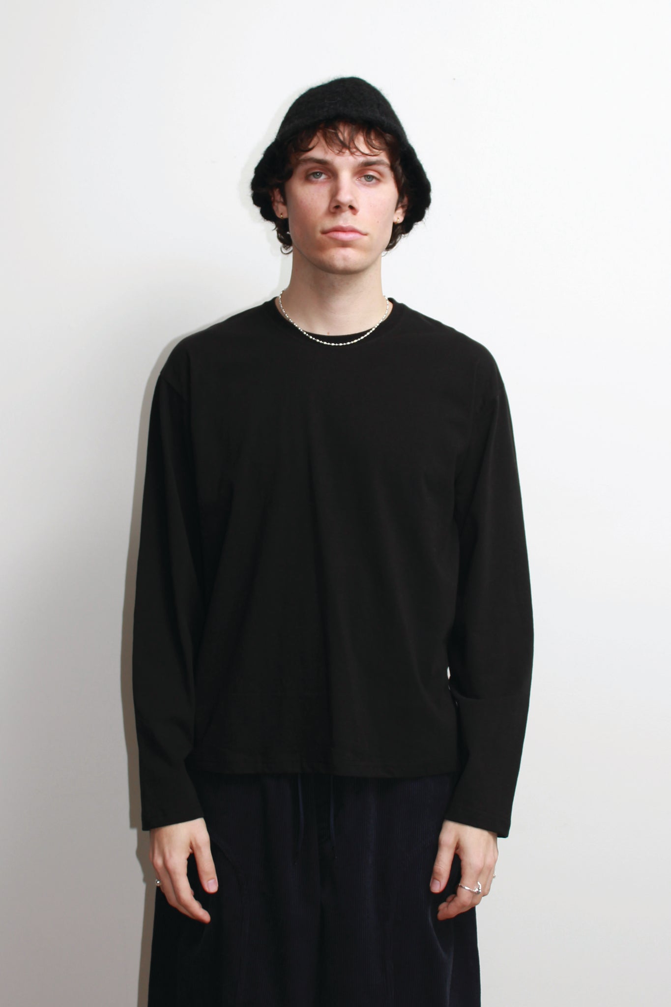 Fuzzy Buckle Bucket Hat in Black