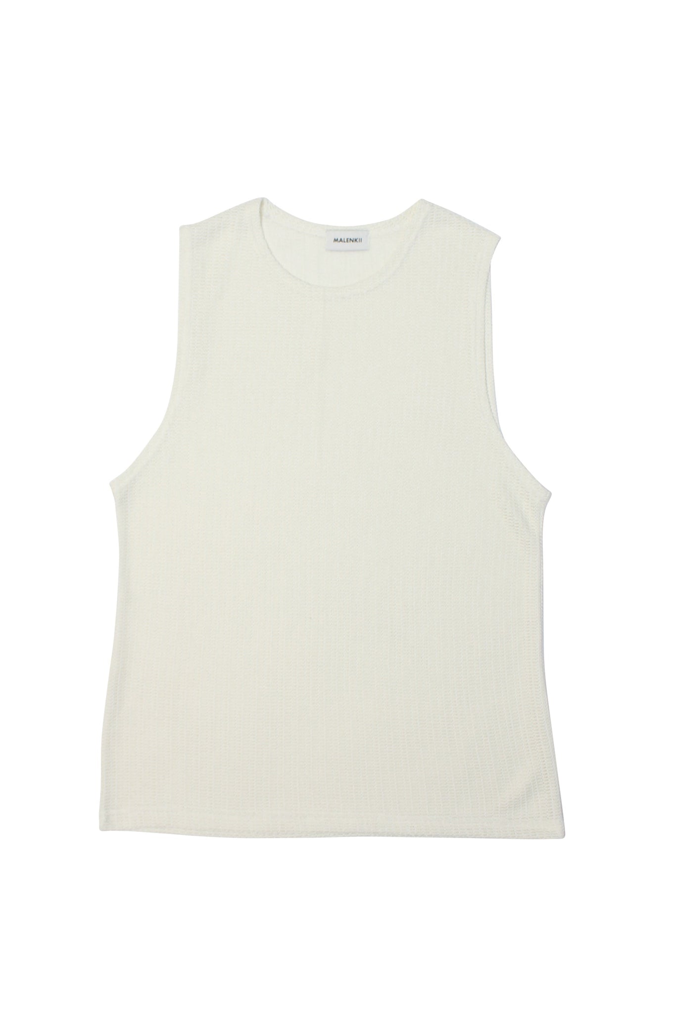 Crochet Tank Top in White