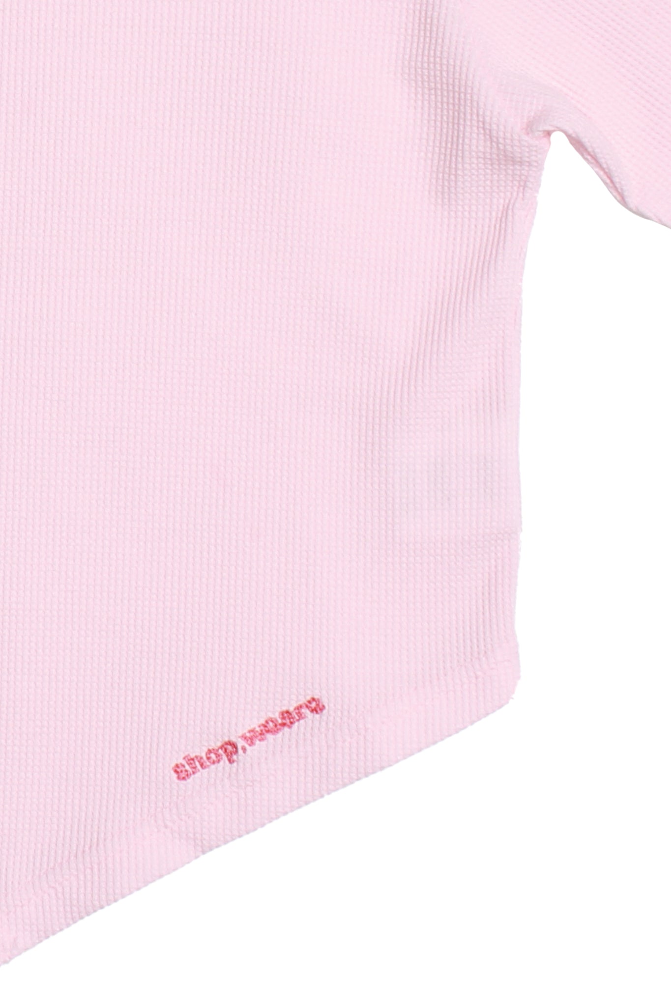 Unbalance Baby Waffle TEE in Pink