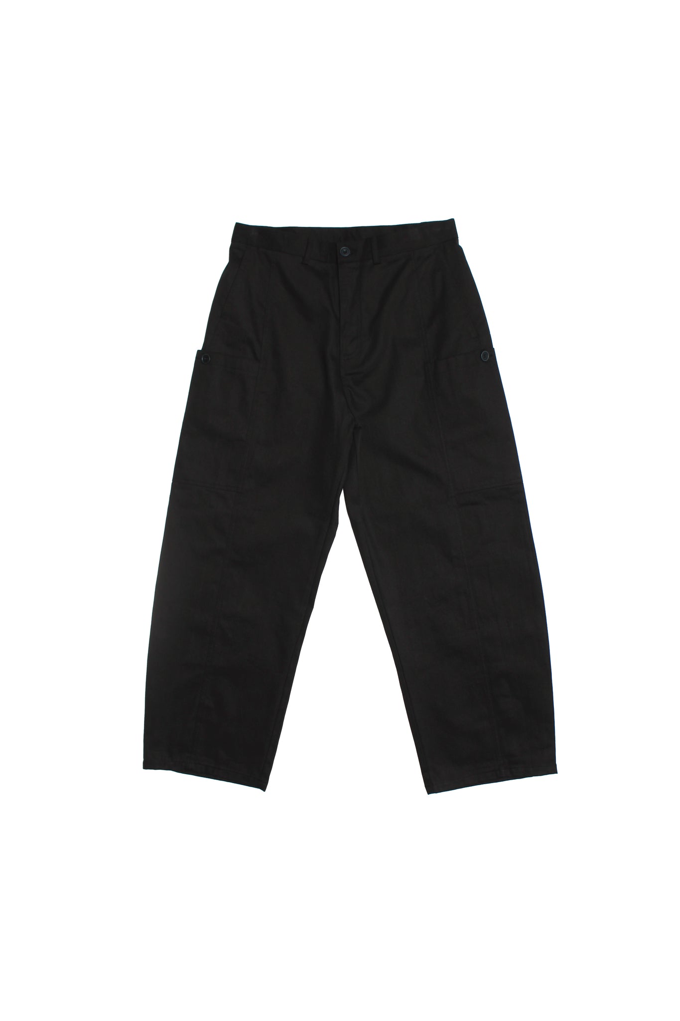 Fold Cargo Pants in Black