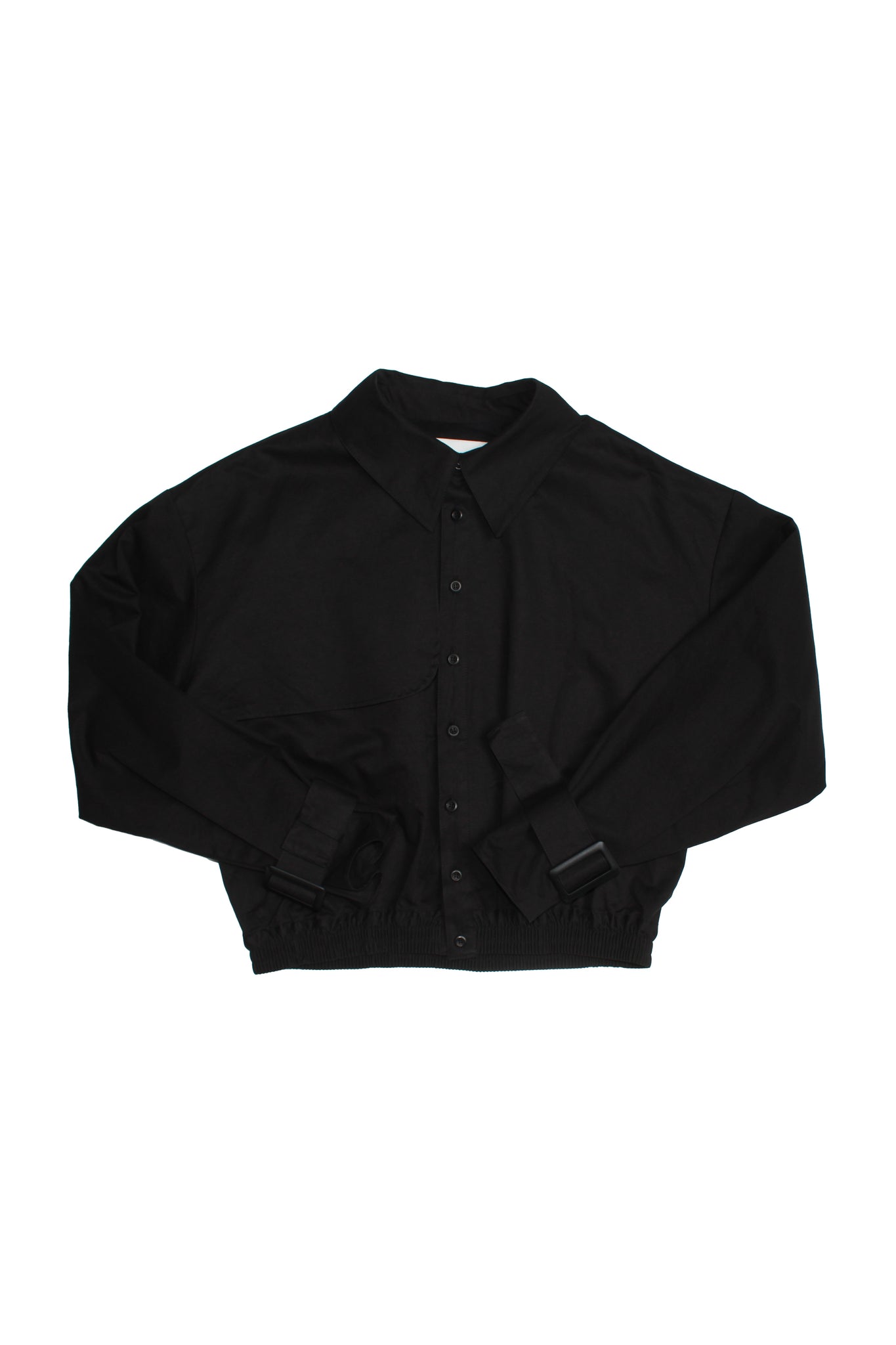 Trench Shirts Jacket in Black