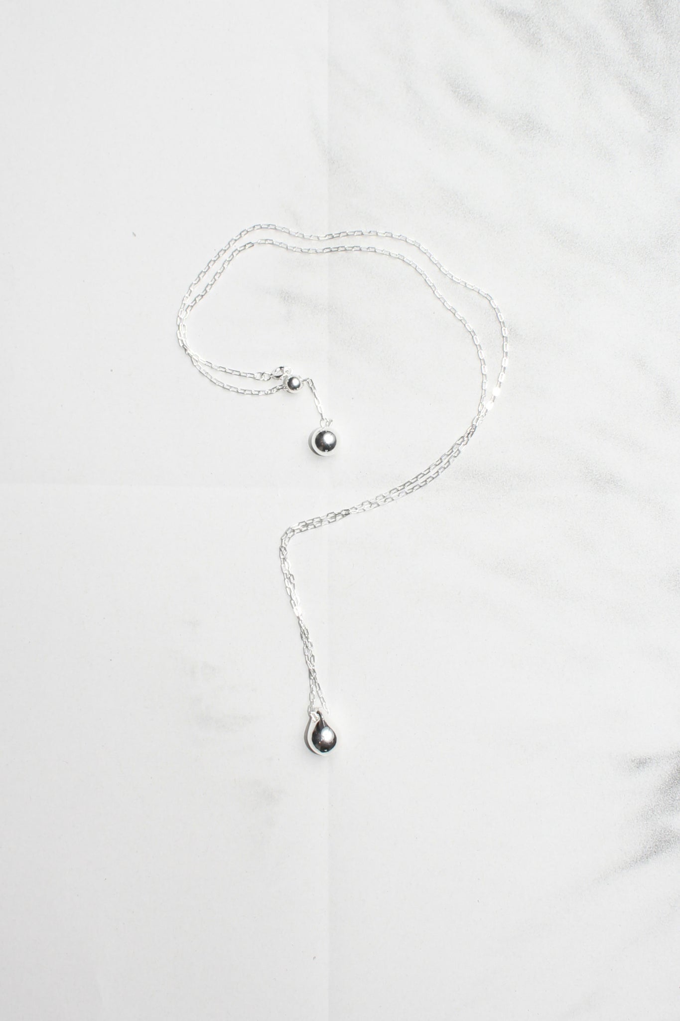 Waterdrop Necklace in Silver