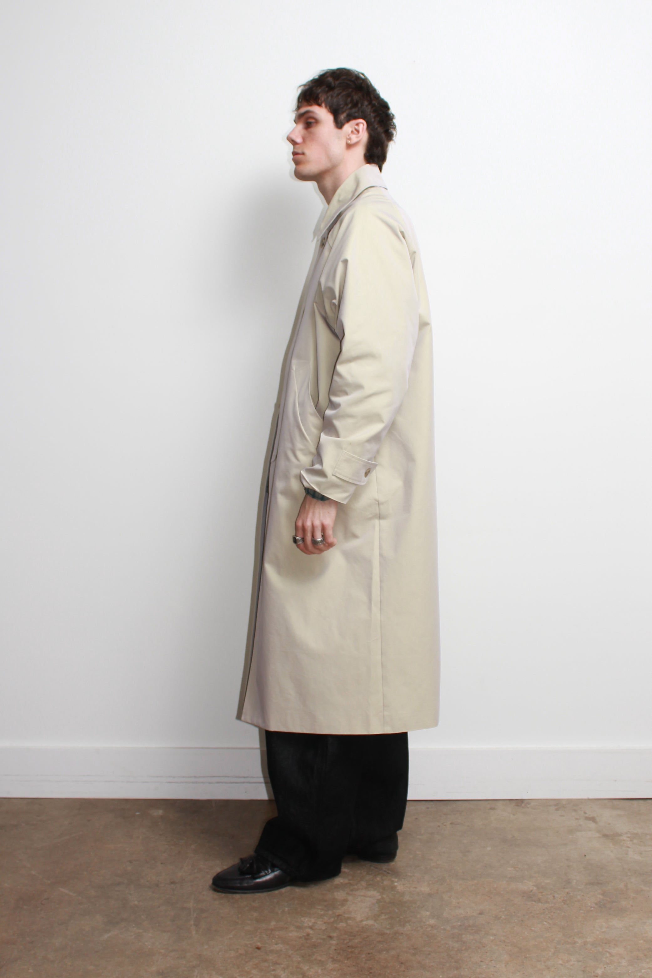 Oversized Maxi Trench Coat in Beige – Jowa.shop