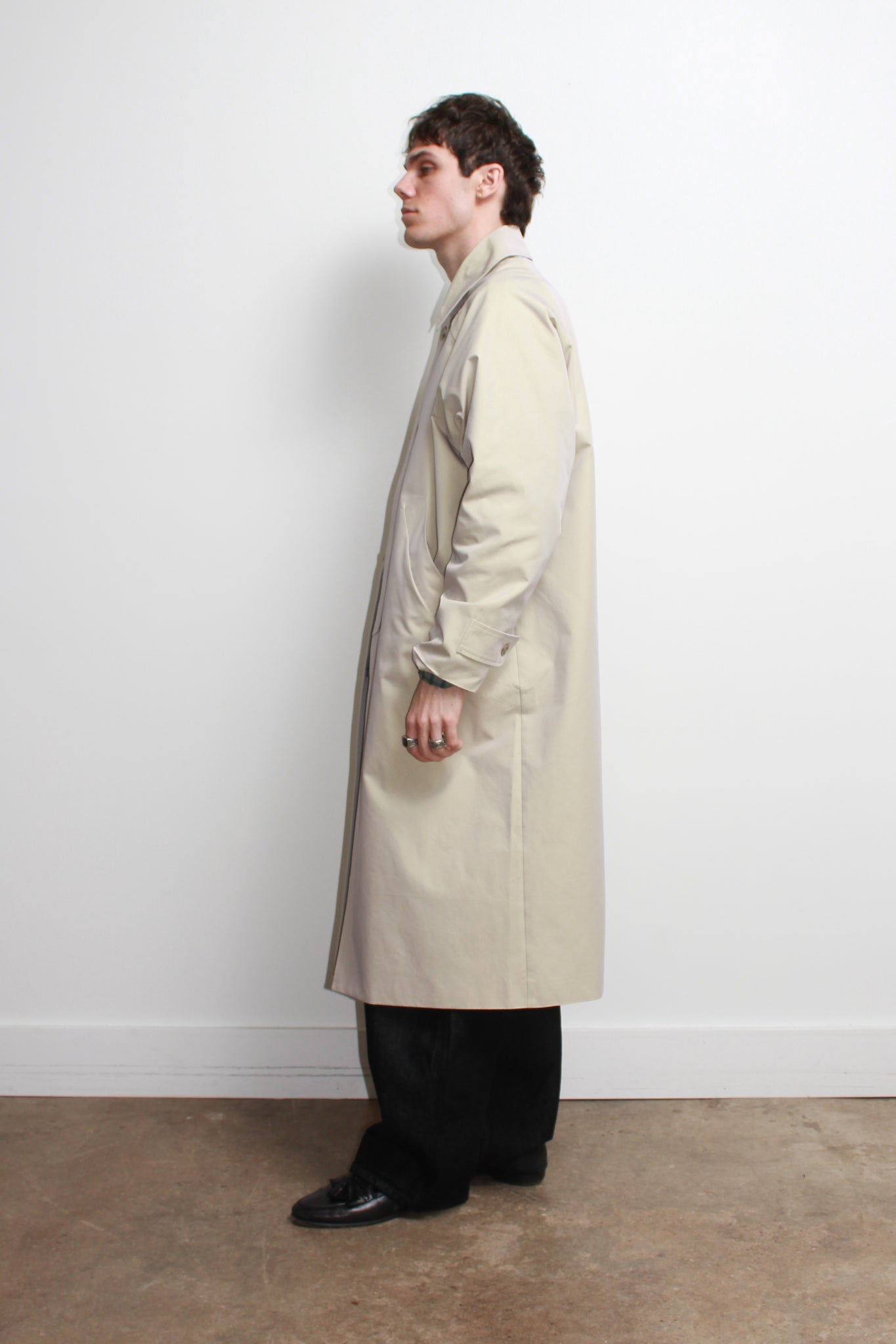 Oversized Maxi Trench Coat in Beige – Jowa.shop