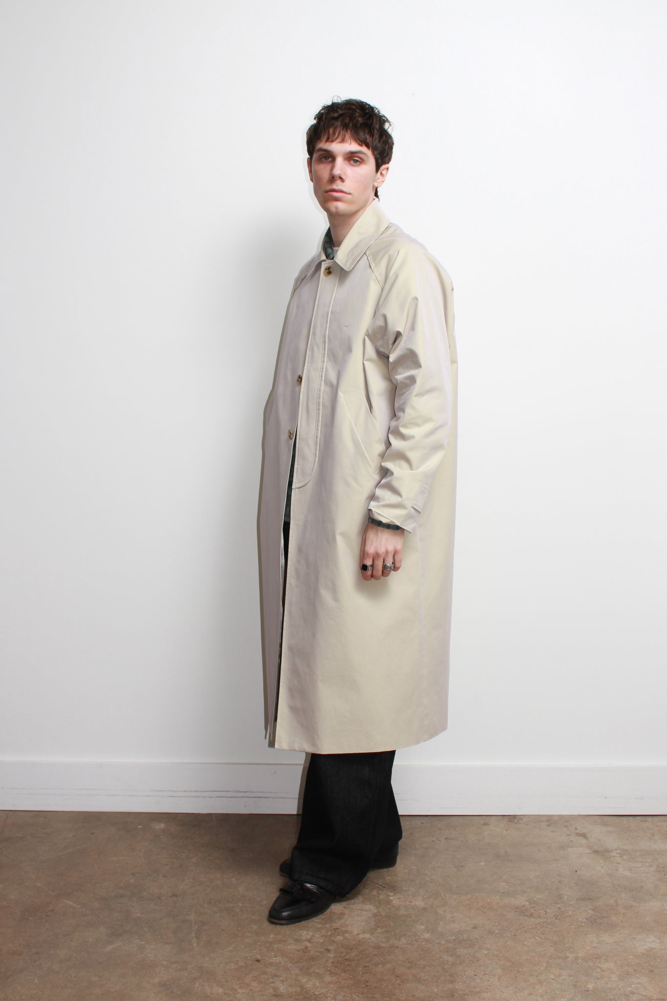 ジャケット・アウター wool mix maxi long trench coat Oversized Maxi Trench Coat in Beige – Jowa.shop