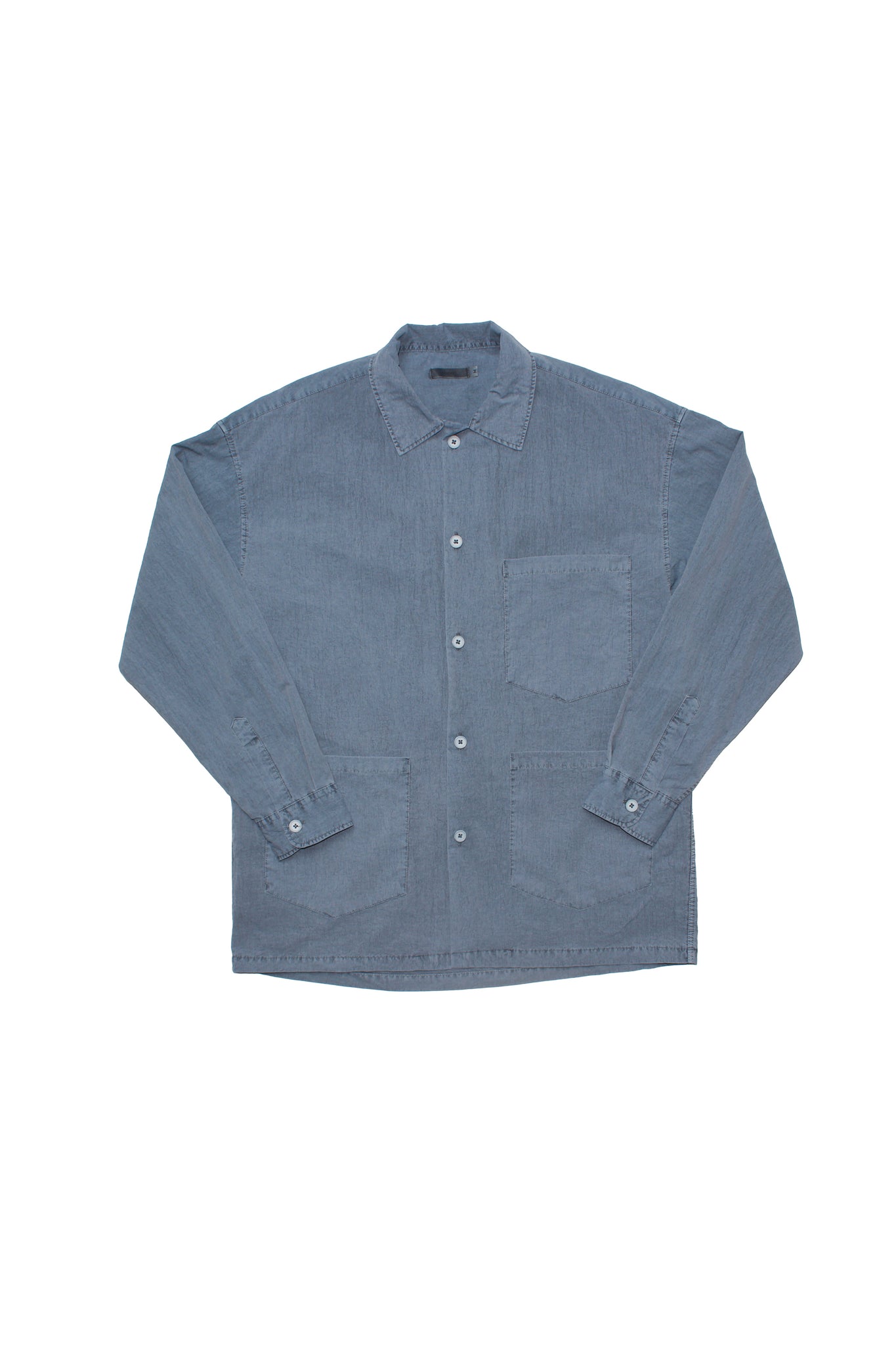 Pigment Wash Shirket in Blue