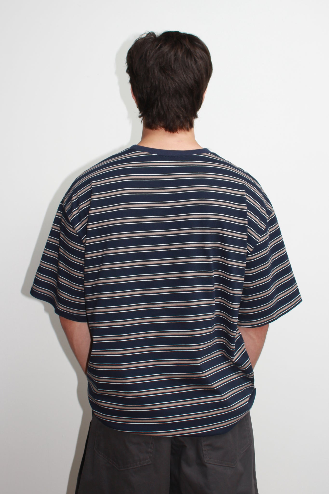 Slon Stripe T-Shirt in Navy