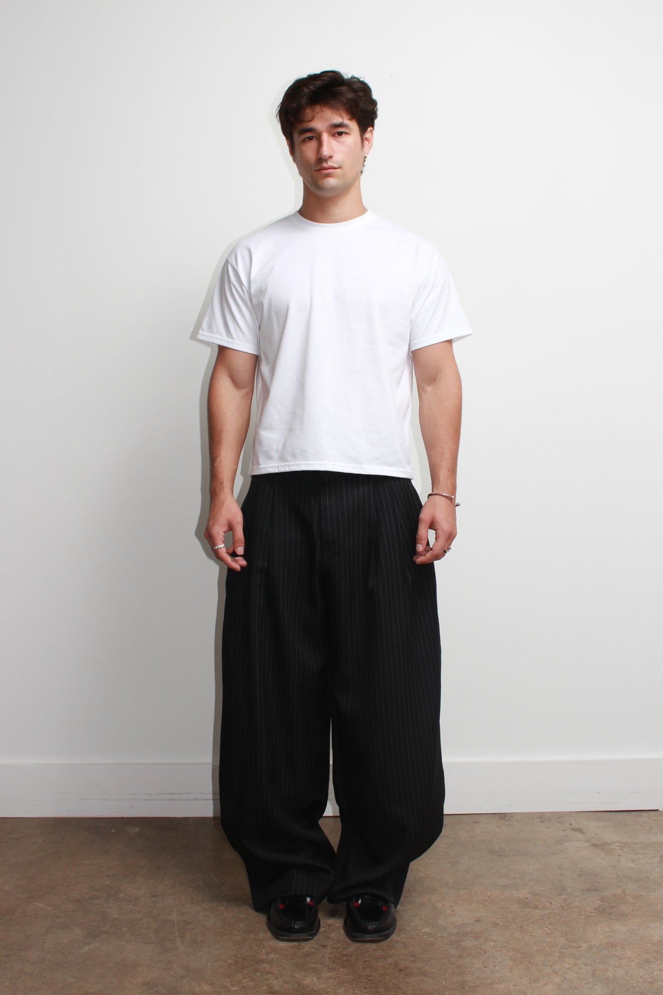 Dive Basic Crop T- Shirt in White