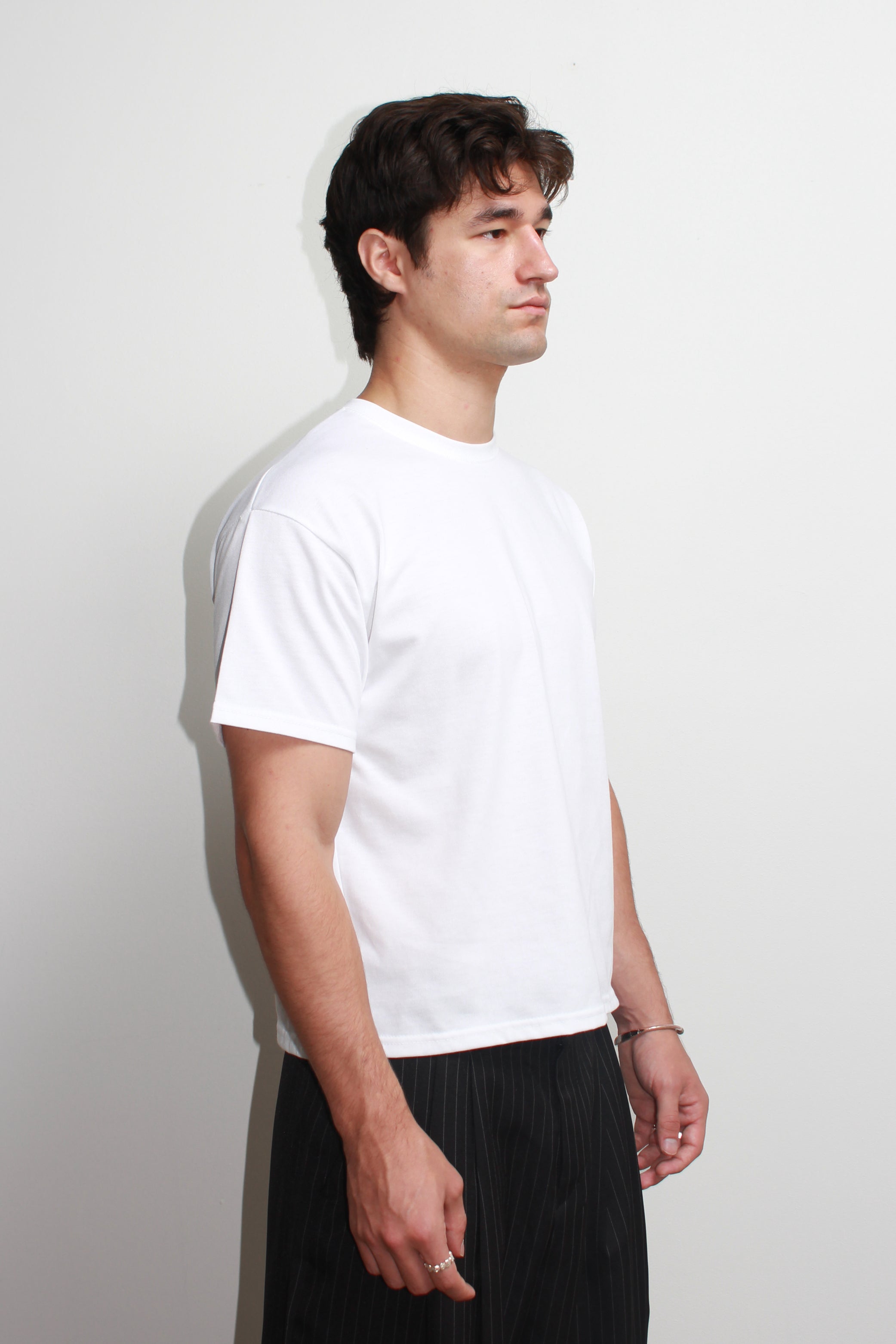Dive Basic Crop T- Shirt in White – Jowa.shop