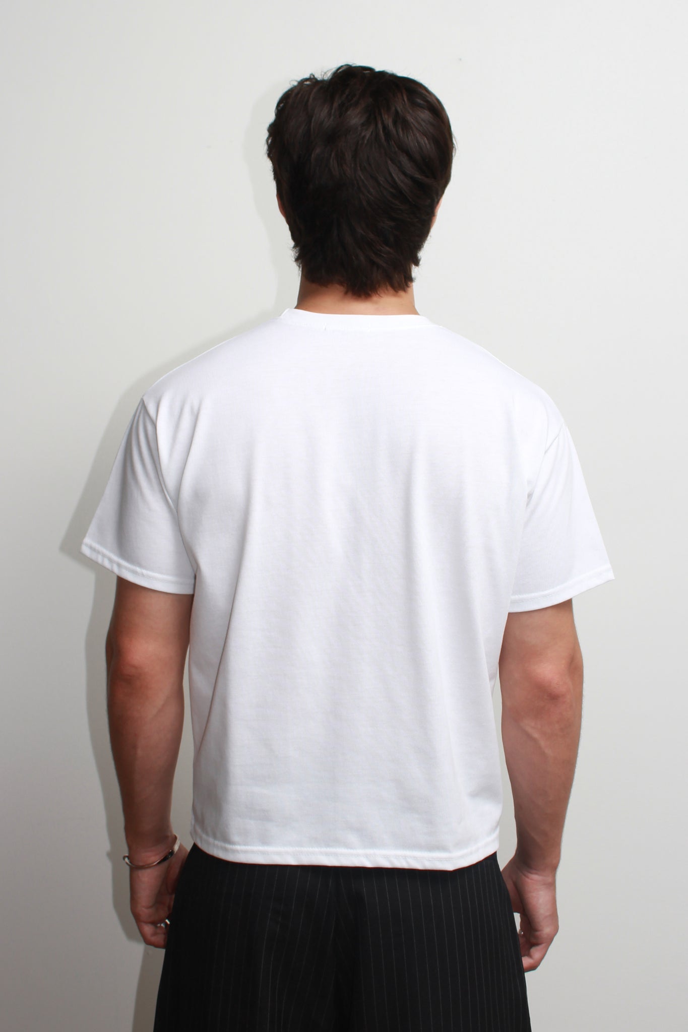Dive Basic Crop T- Shirt in White