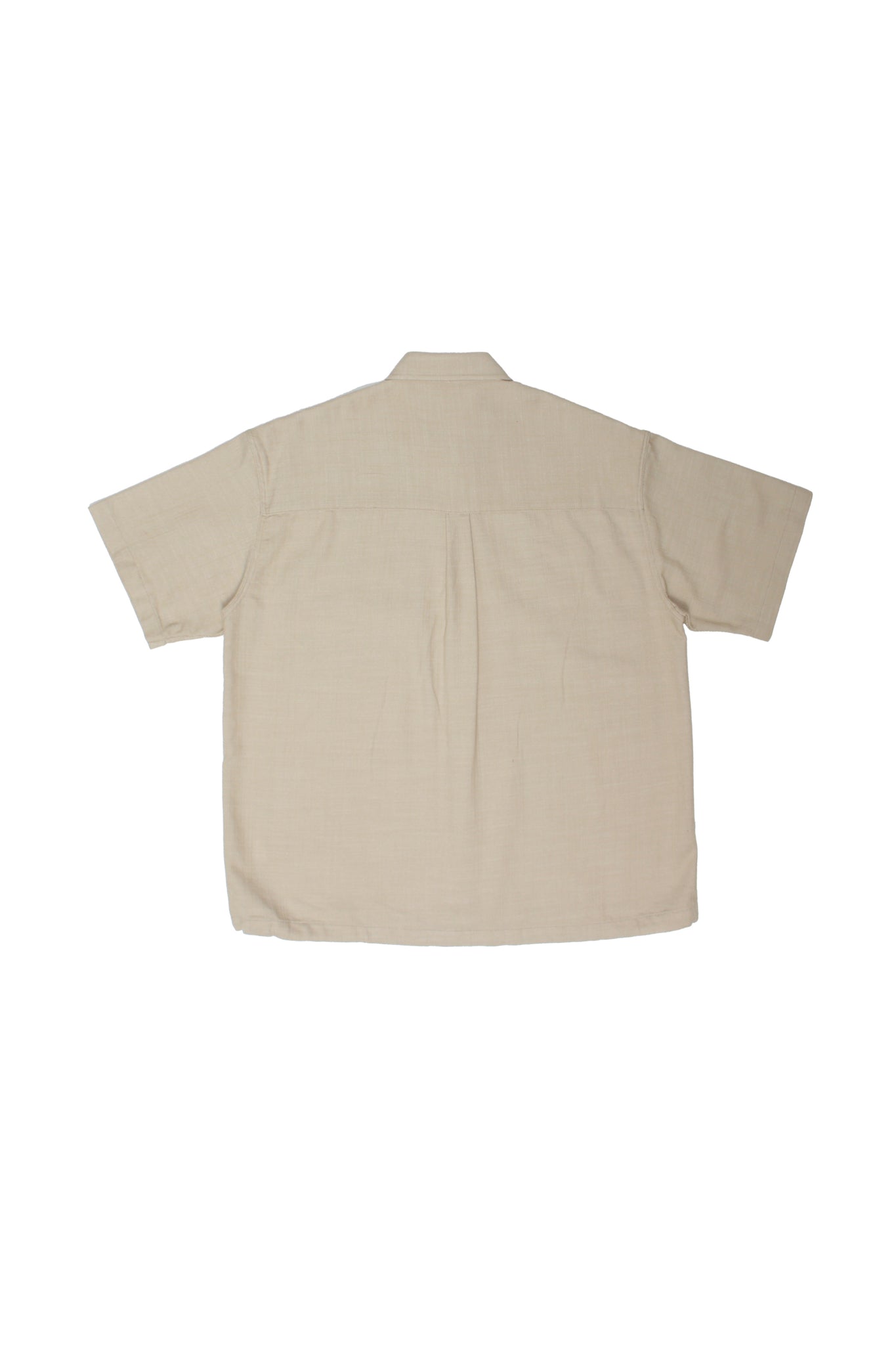 Olsen Woven Cotton Shirt in Natural