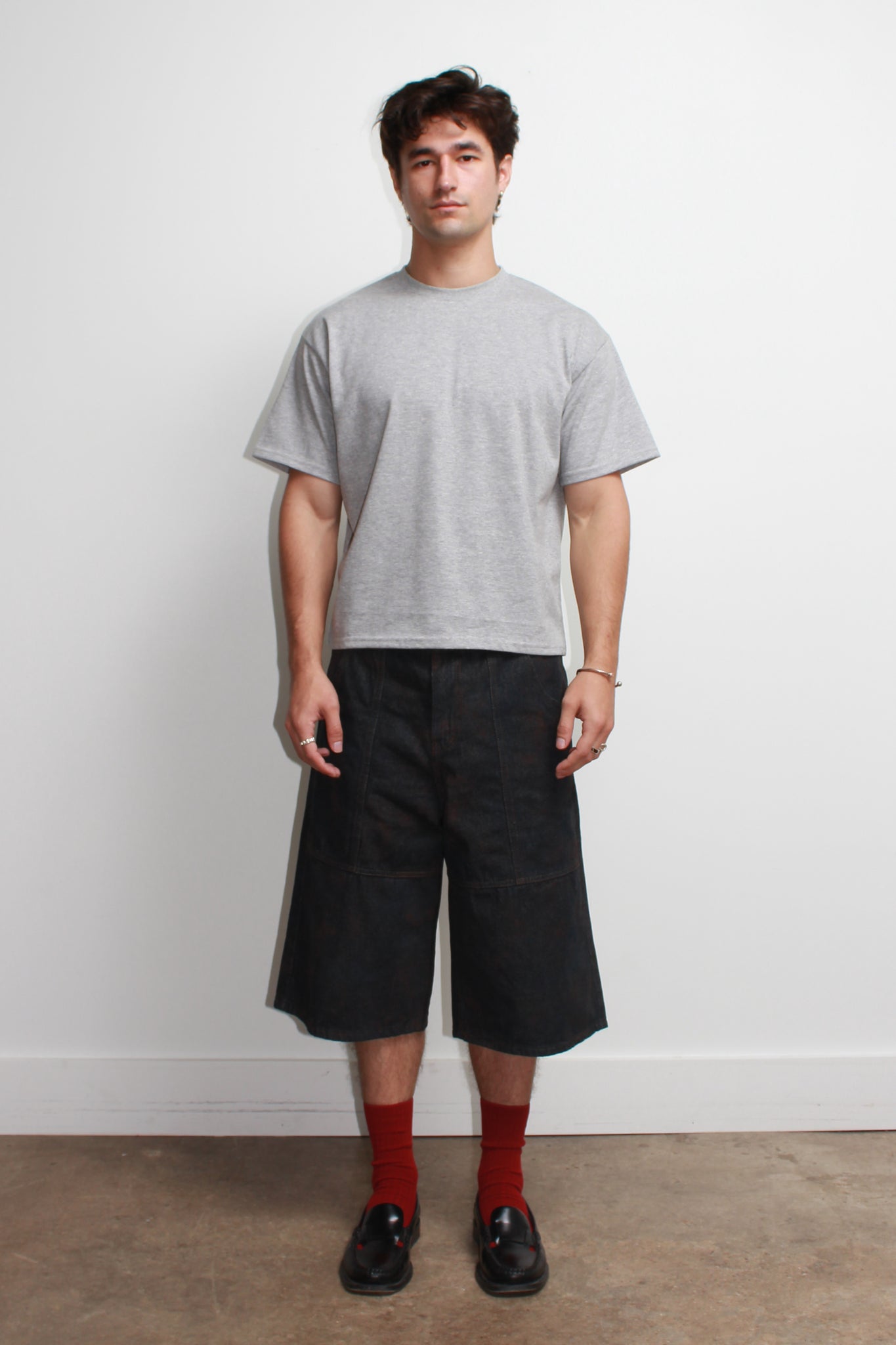 Dive Basic Crop T- Shirt in Black