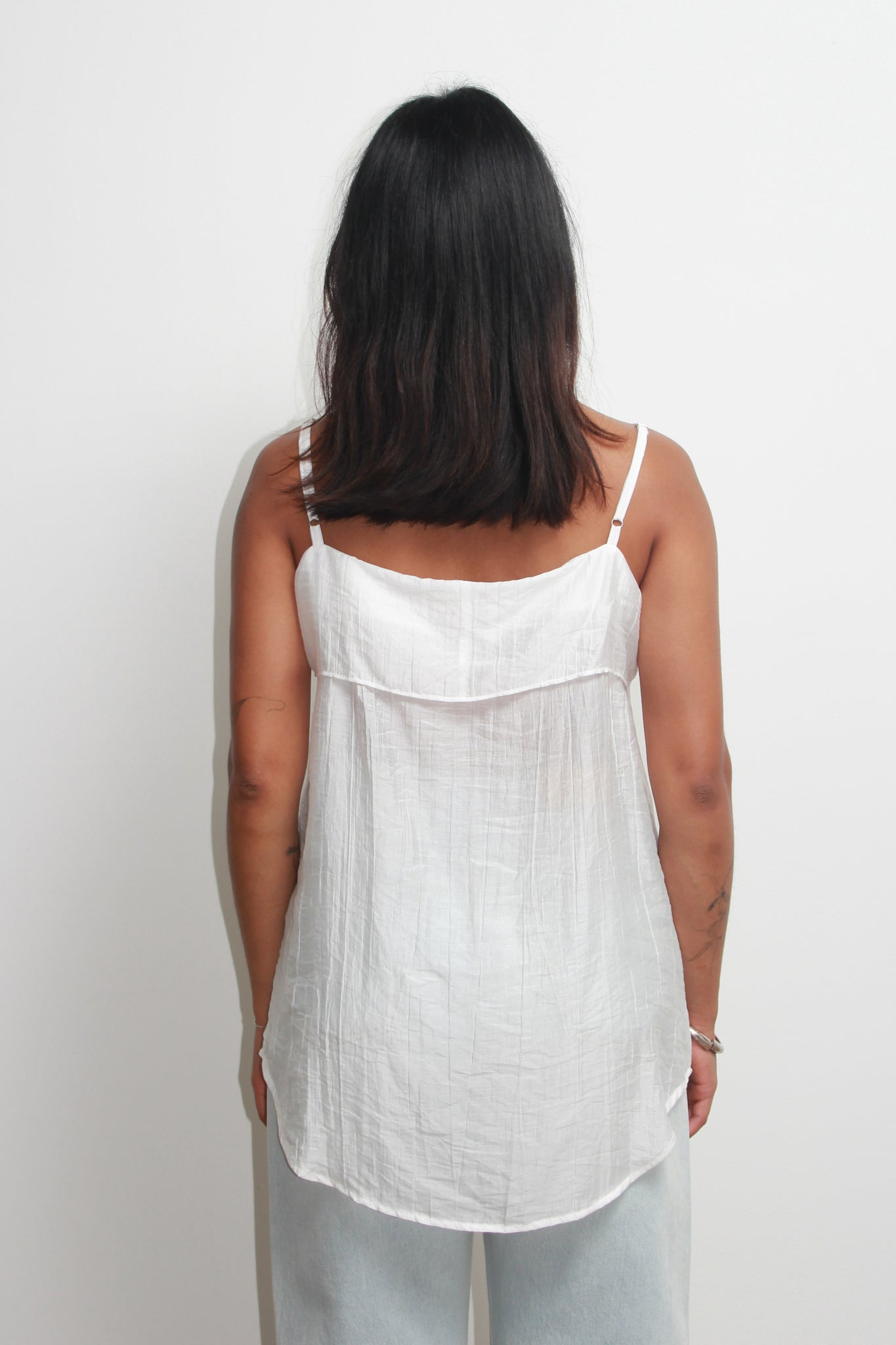 Pits Ribbon Blouse in White