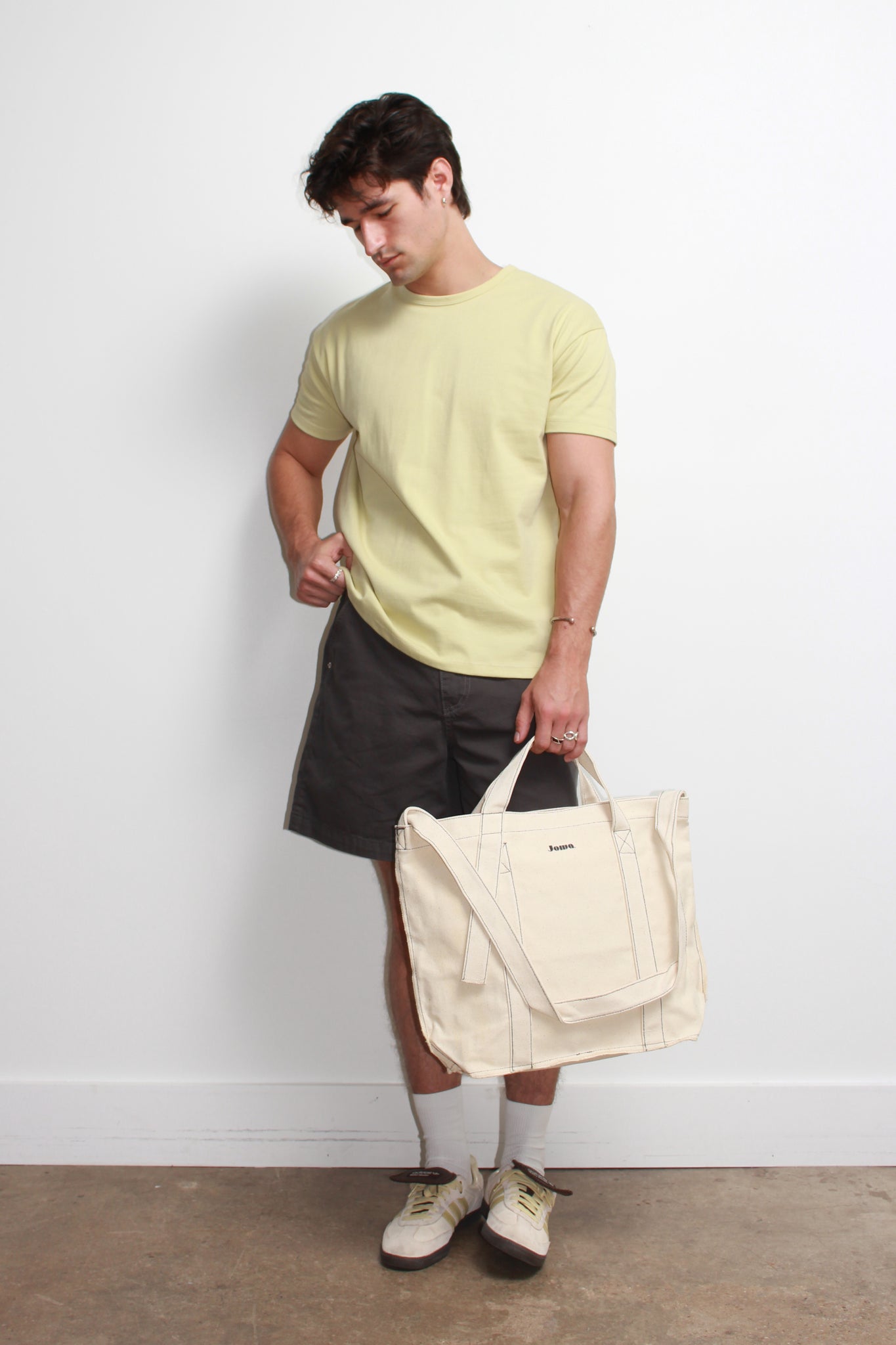 Mento Basic T-shirt in Yellow Butter