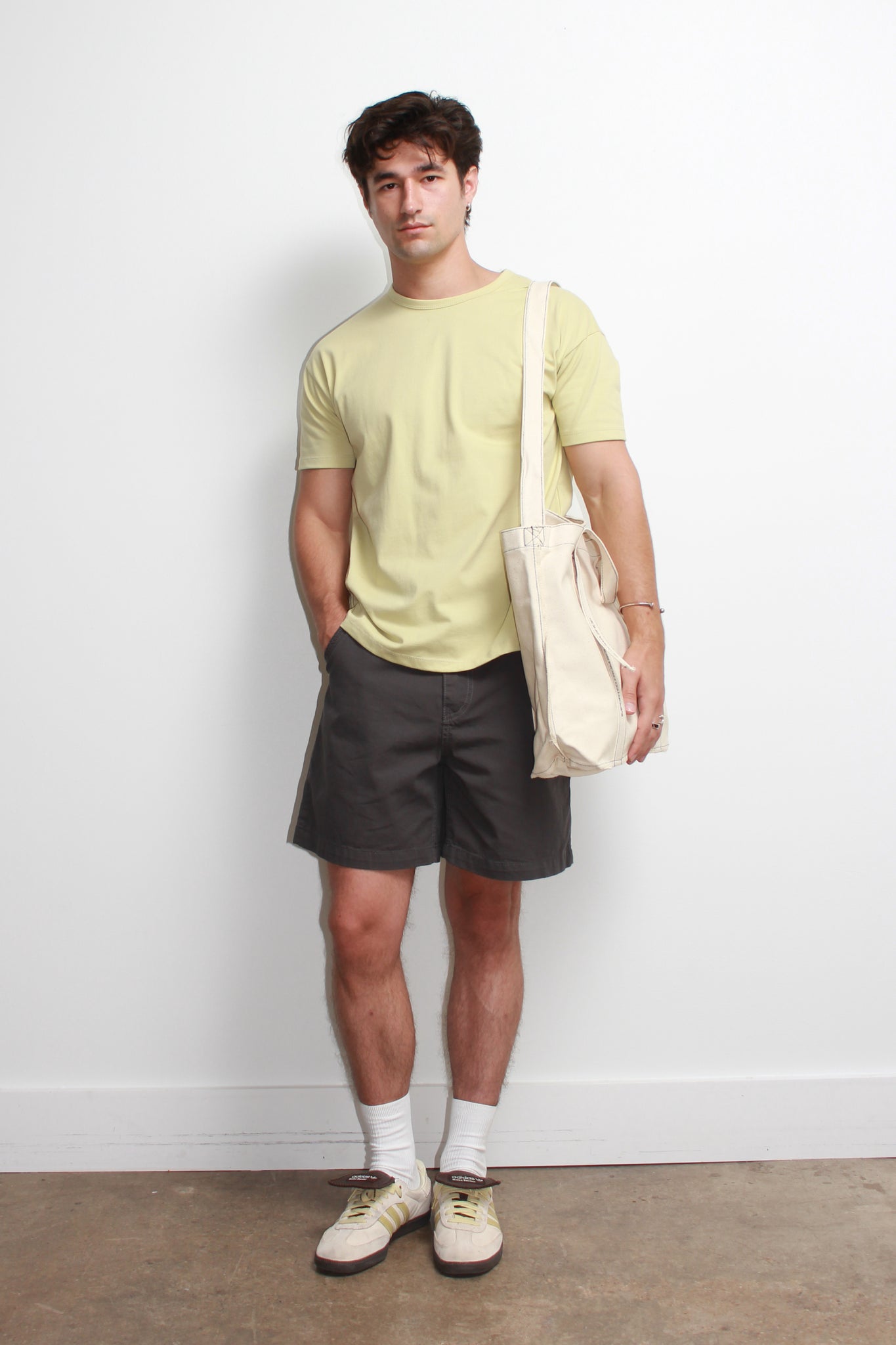 Mento Basic T-shirt in Yellow Butter