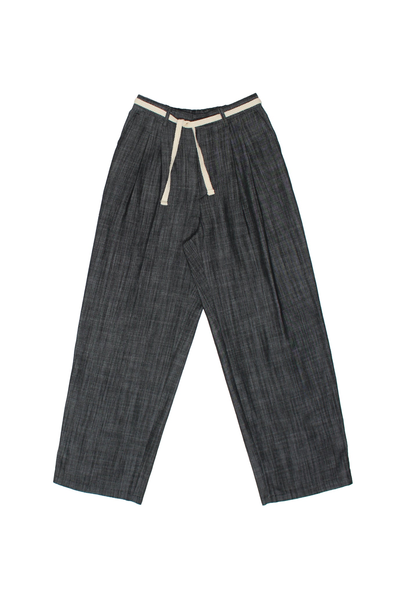 Olsen Double Pintuck Relax Pants in Indigo