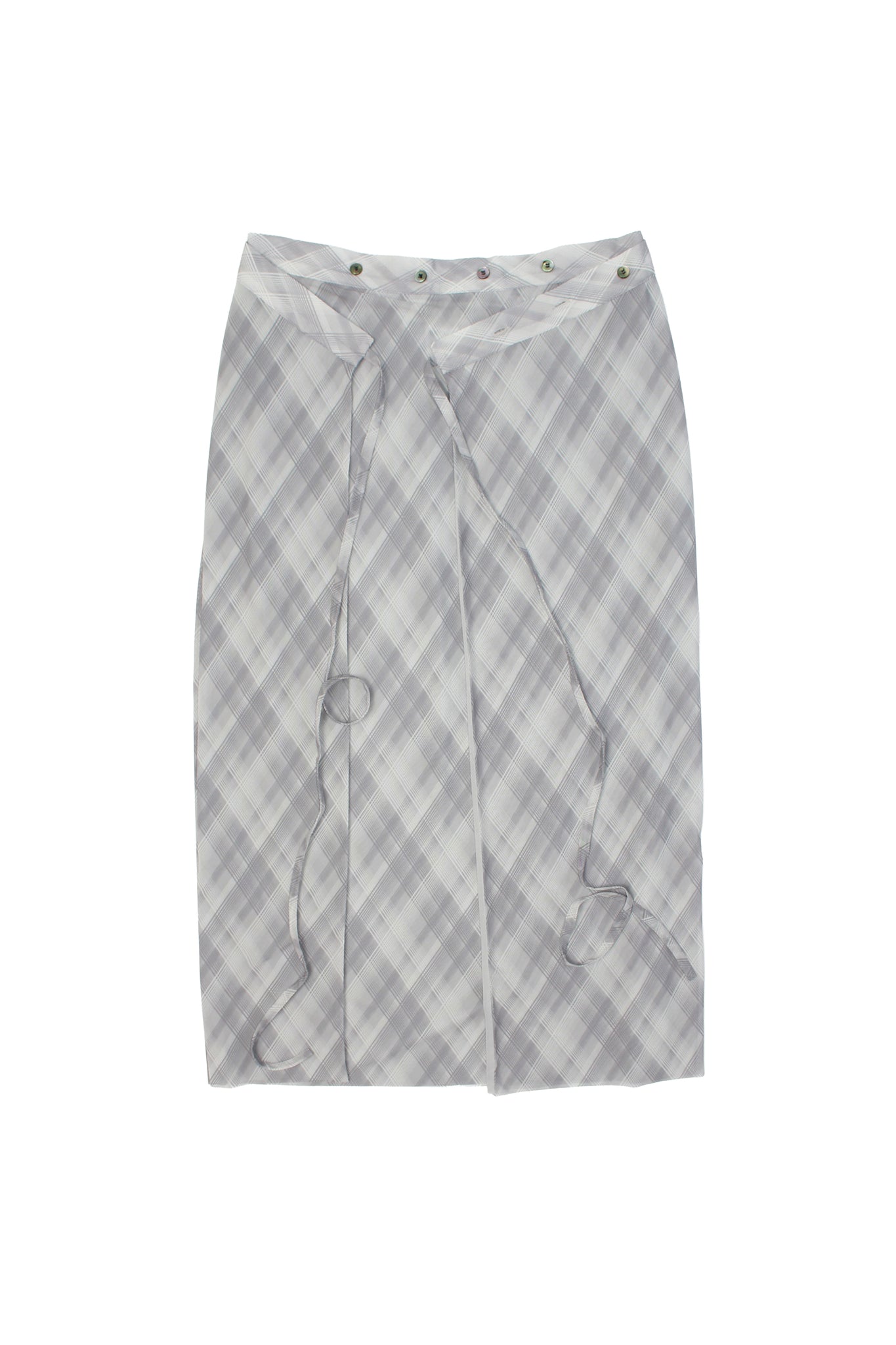 Touch Plaid Wrap Skirt