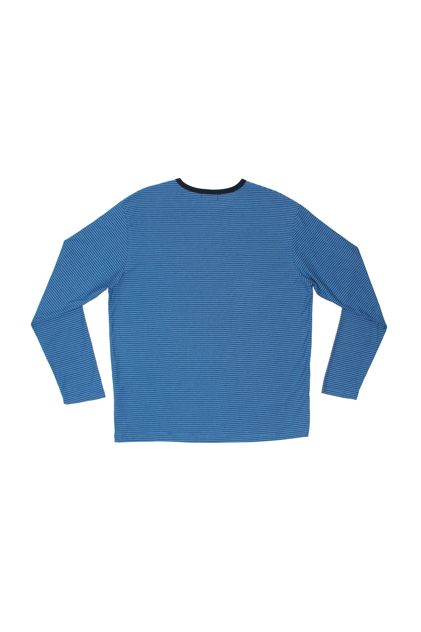 Lemay Stripe Long Sleeve T-Shirt in Blue