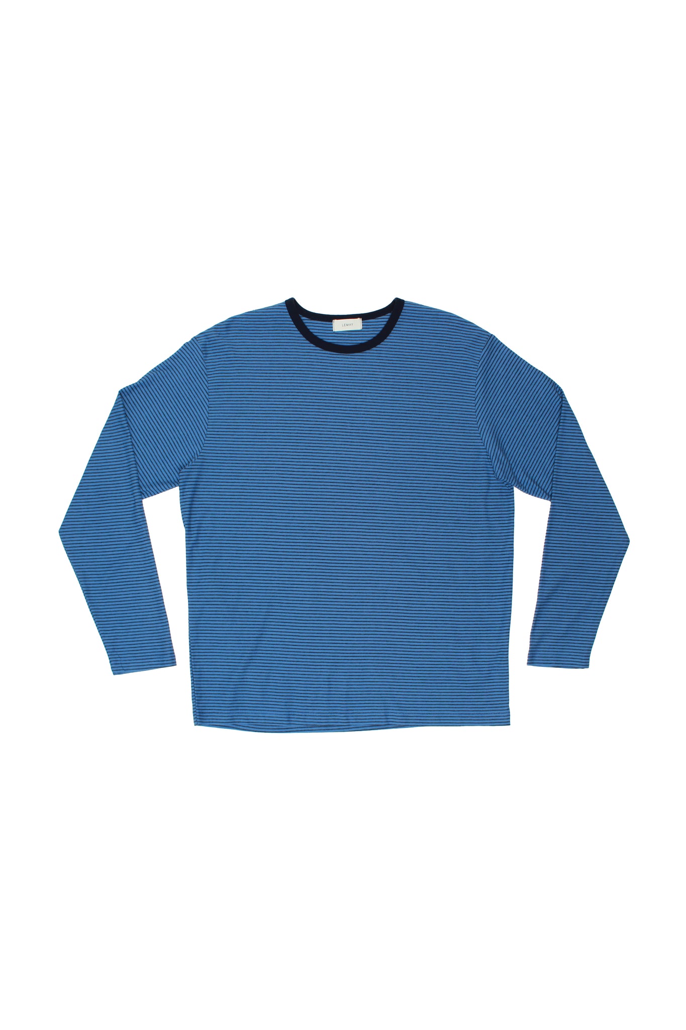 Lemay Stripe Long Sleeve T-Shirt in Blue