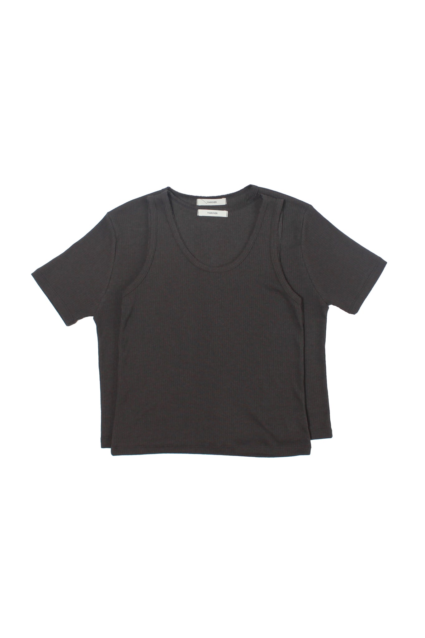 Tou Cardigan Set in Charcoal