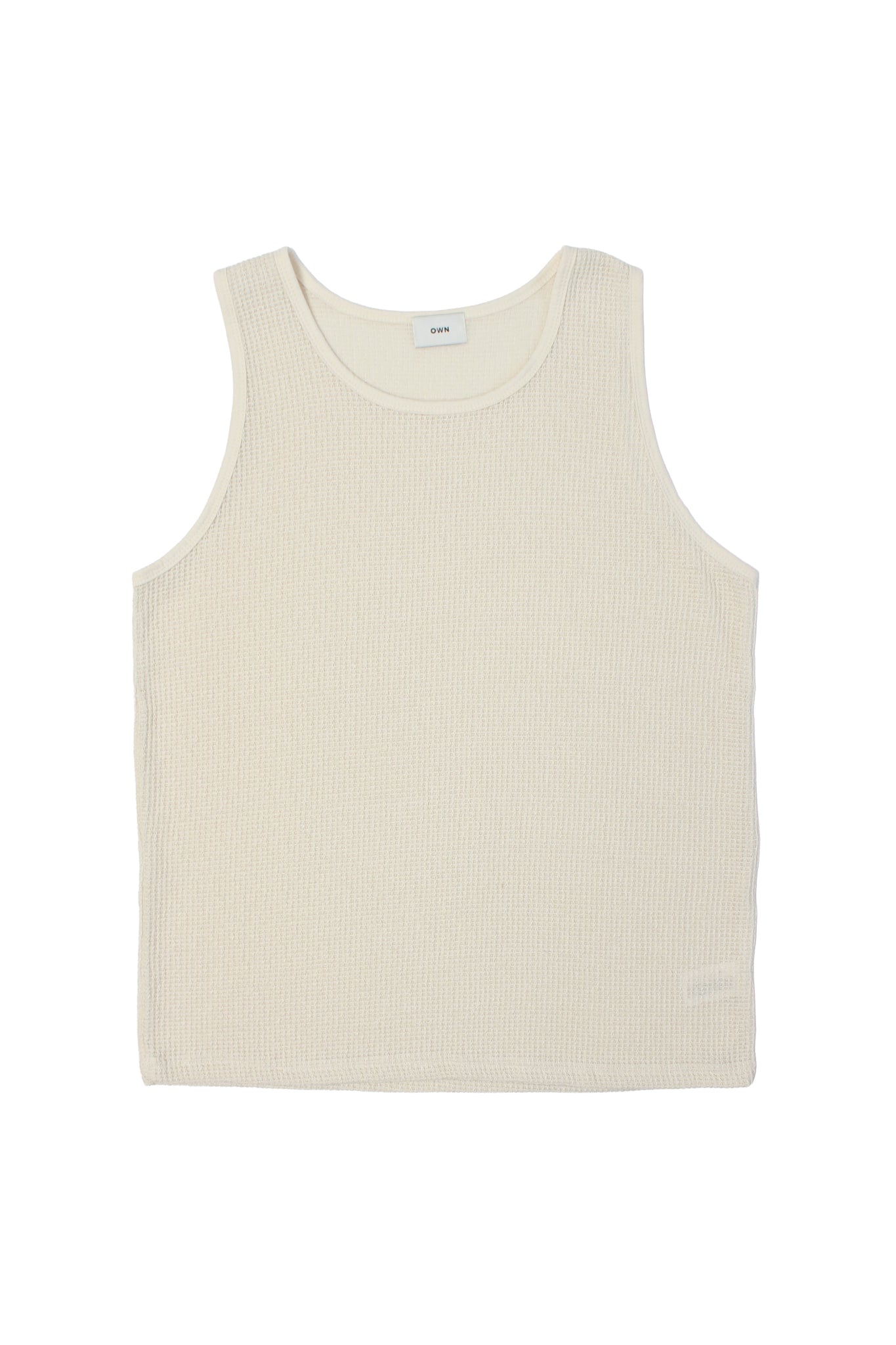 Mao Sleeveless Knit Top in White