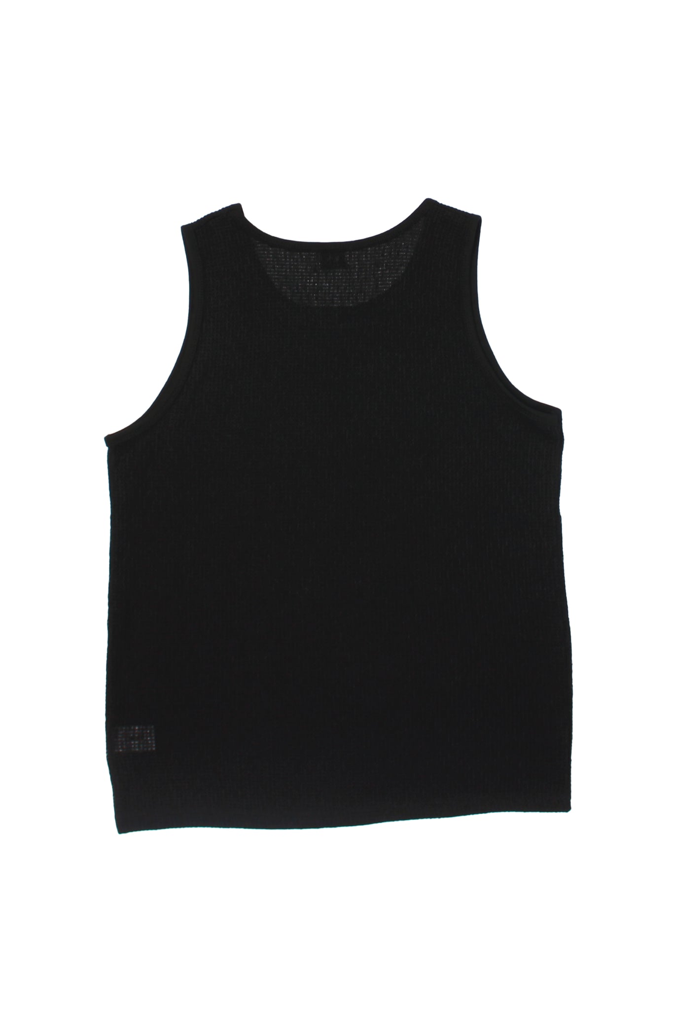 Mao Sleeveless Knit Top in Black