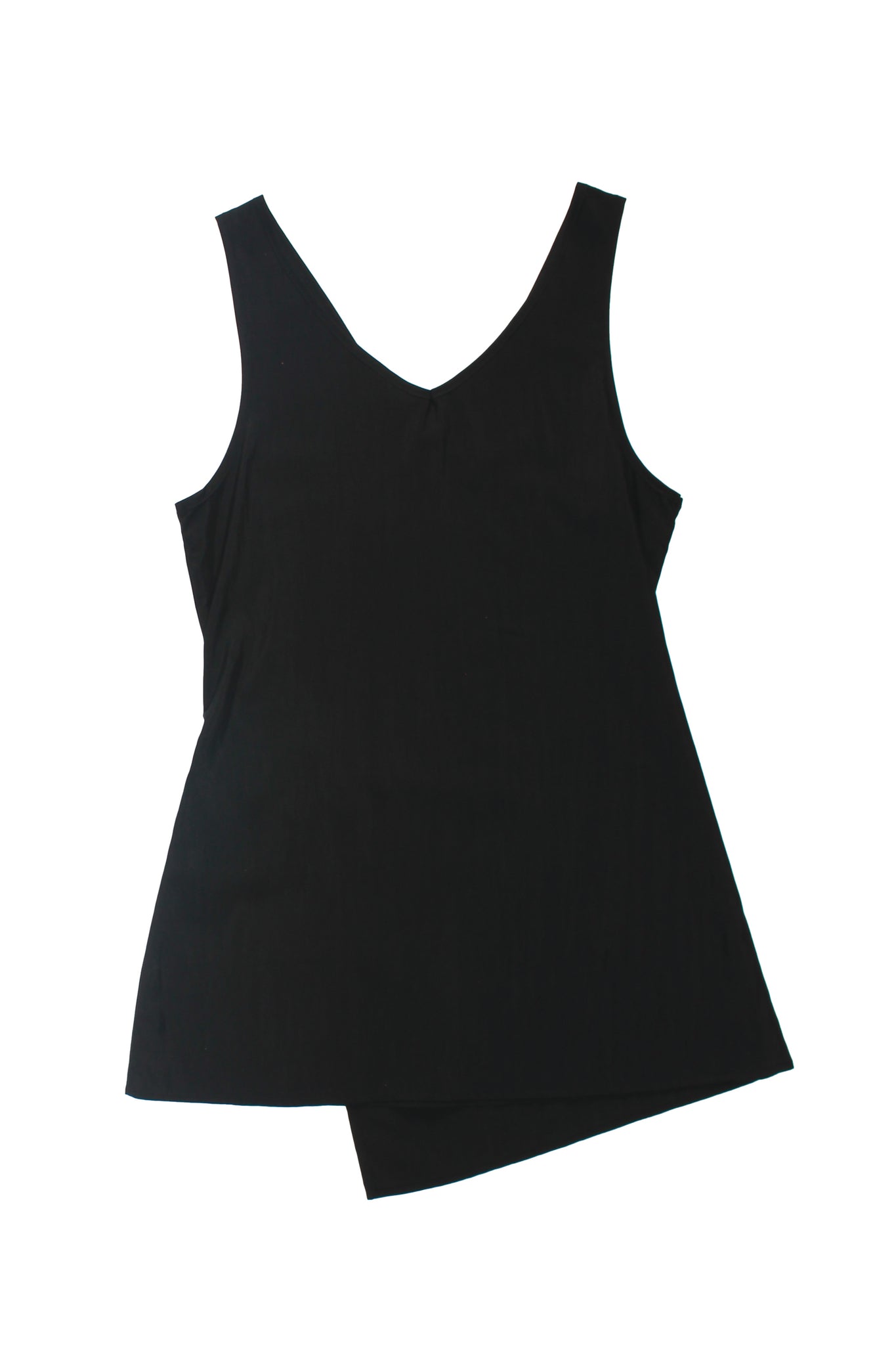 Unbound Wrap Mini Dress/Top in Black