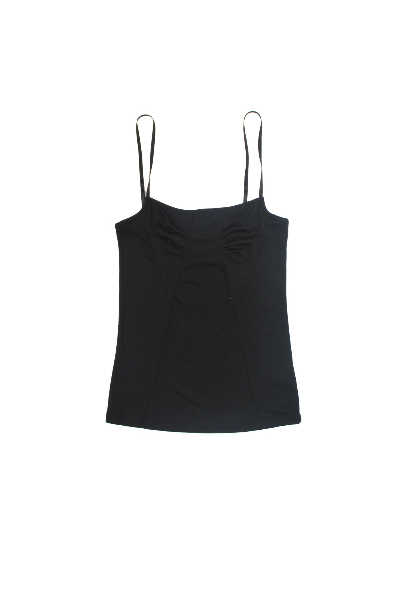 Incision line Tank Top in Black