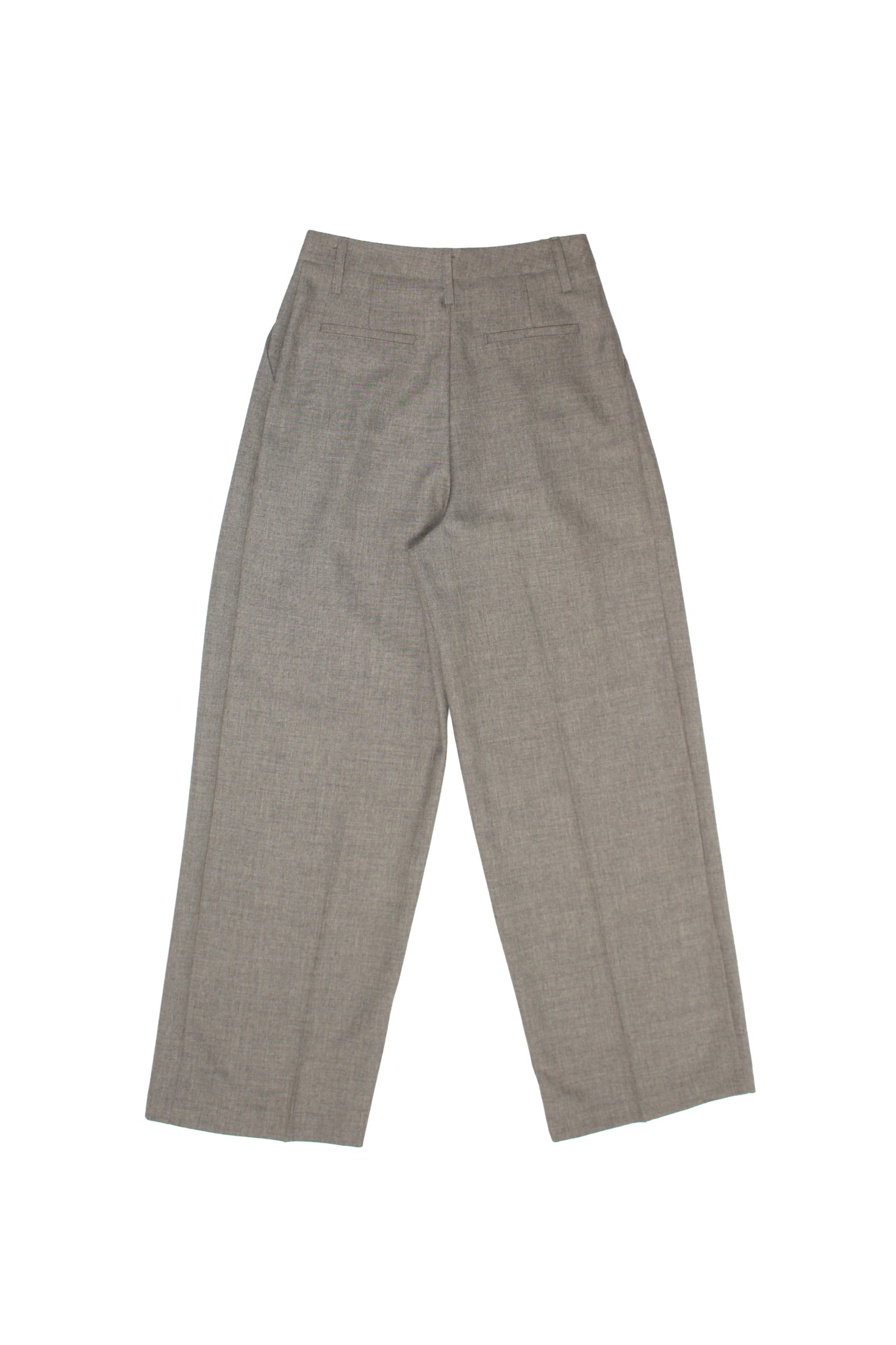 Momento Pin-tuck Trousers in Grey beige