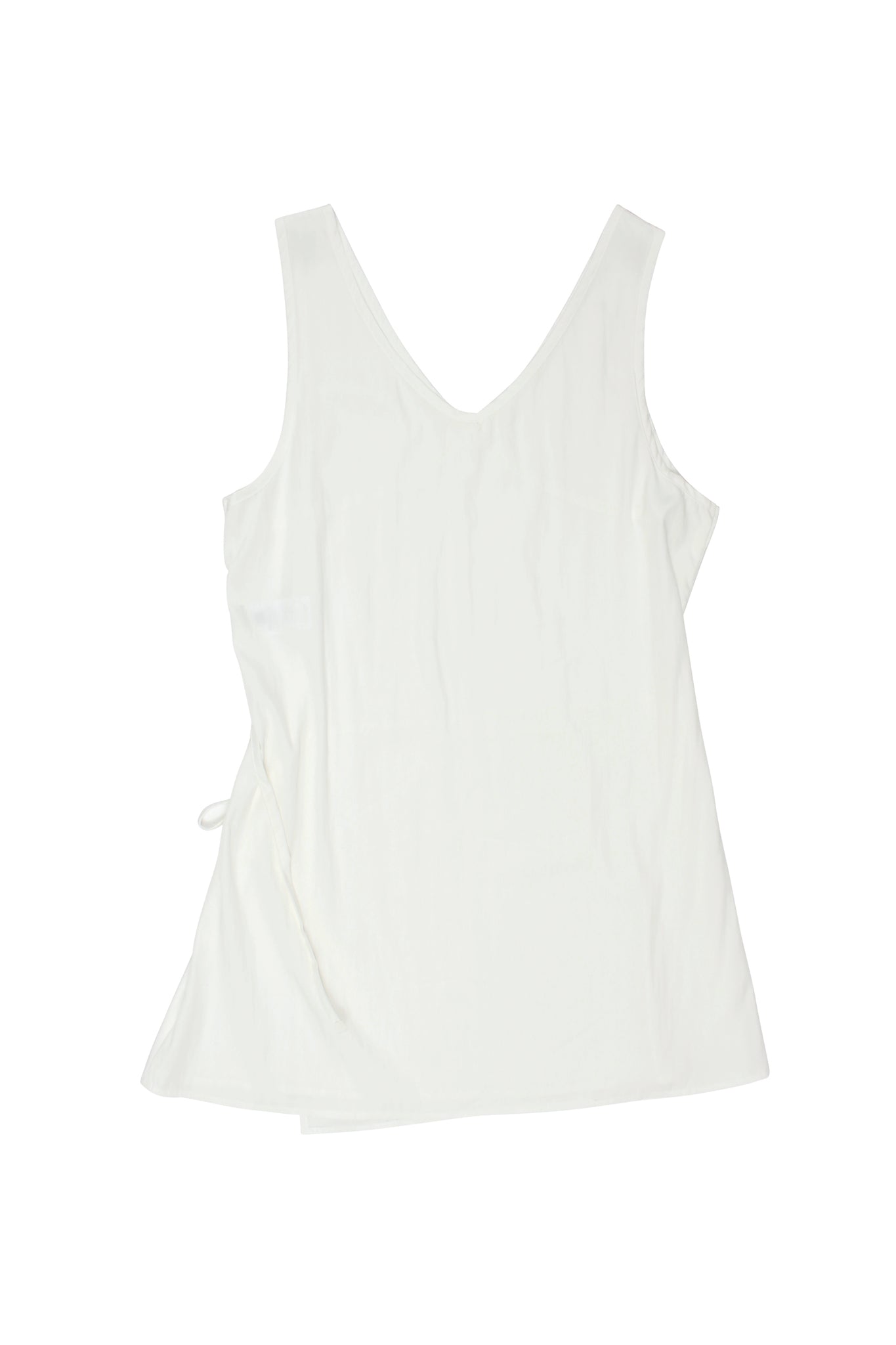 Unbound Wrap Mini Dress/Top in Ivory