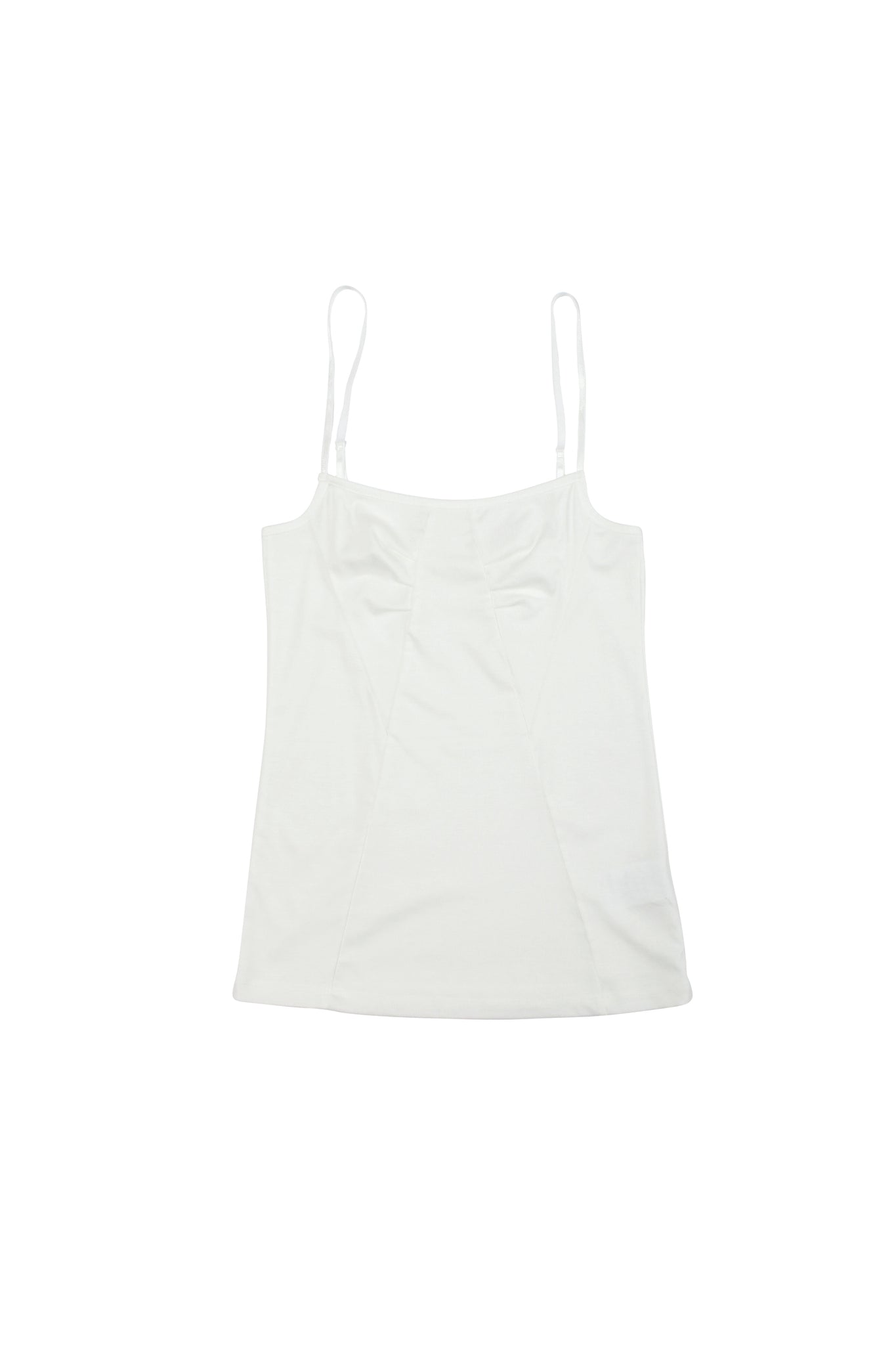 Incision line Tank Top in White