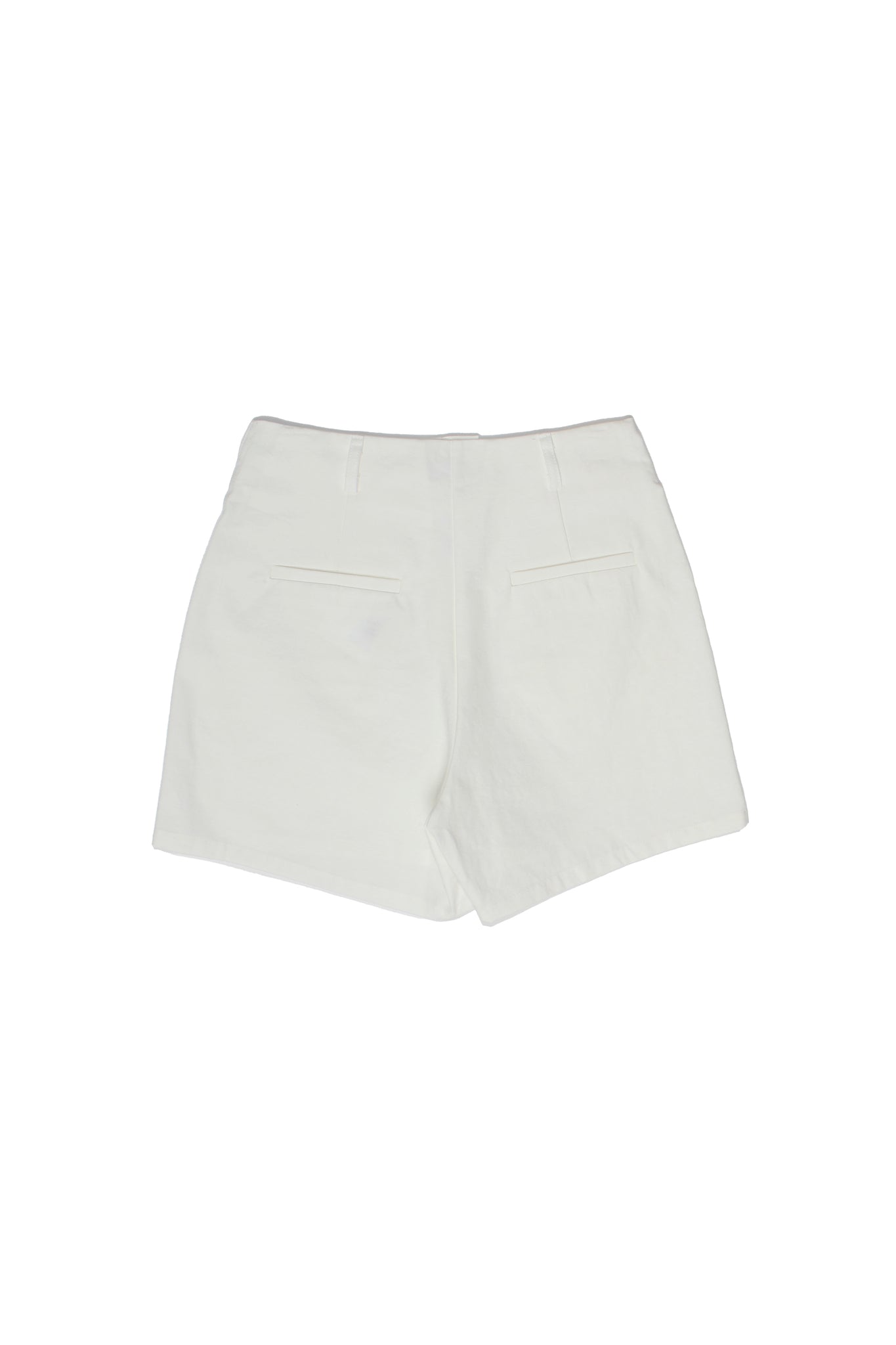 Front Pocket Shorts in White