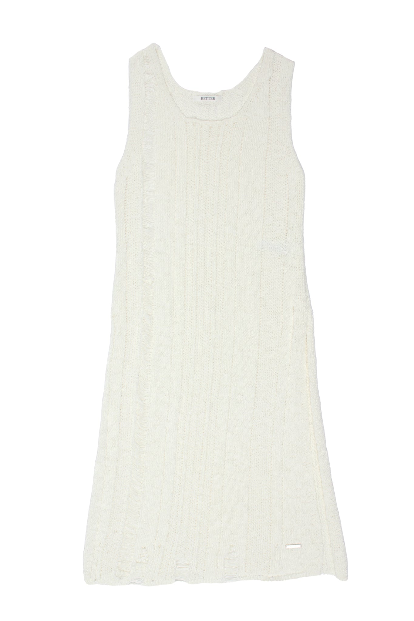 Fisher Knit Deep Side Slit Dress