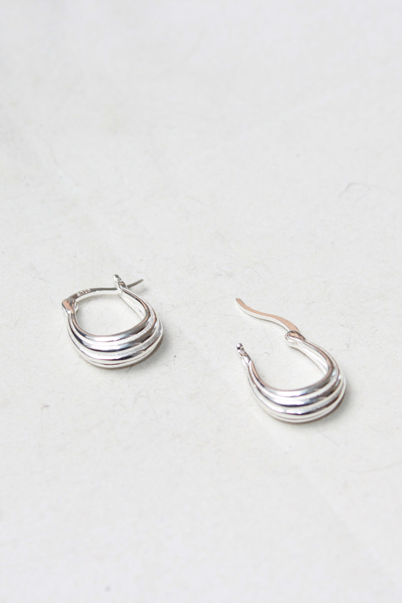 Line Hoop Earring