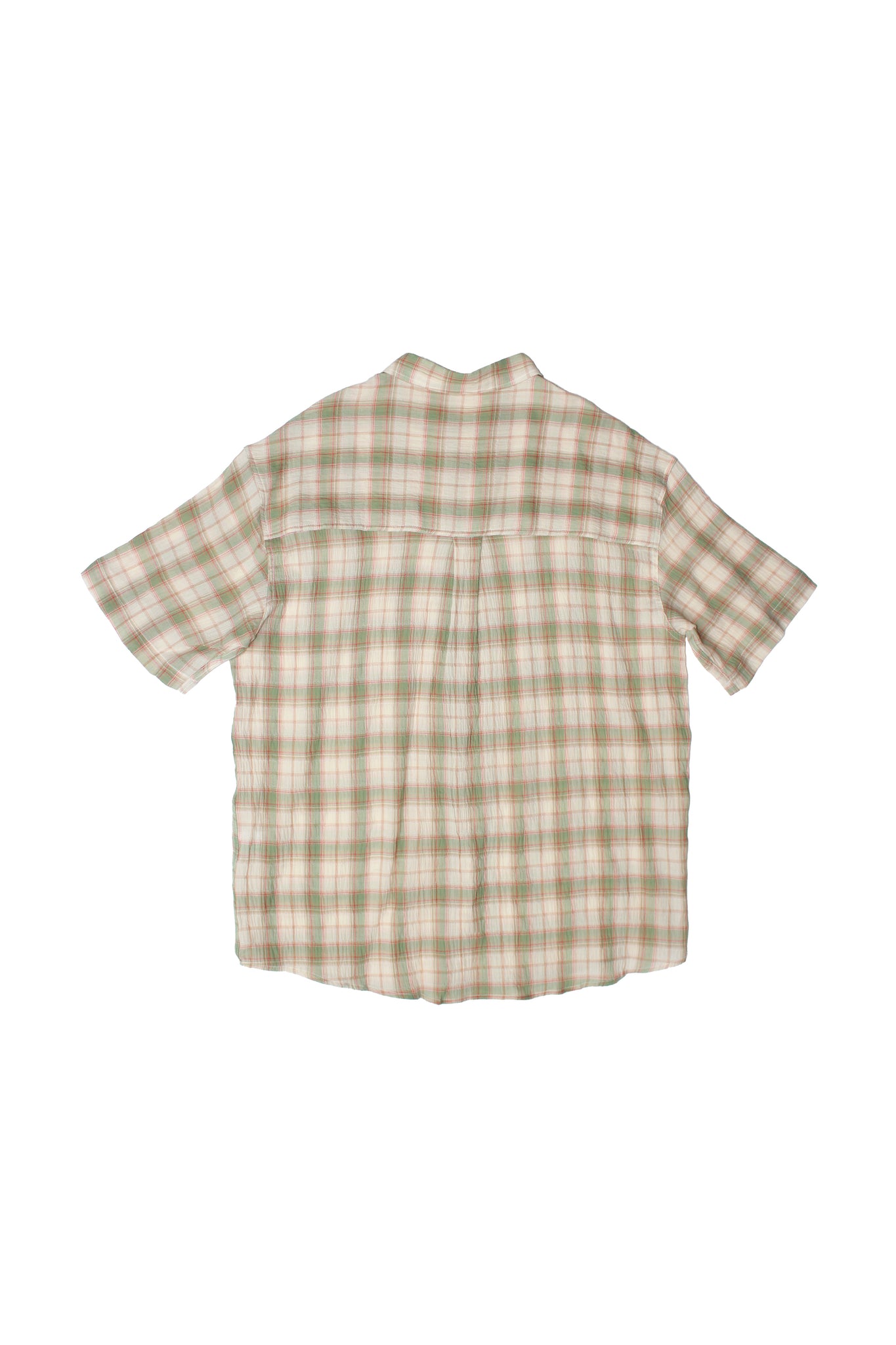 Mercury Checker Linen Shirts in Green