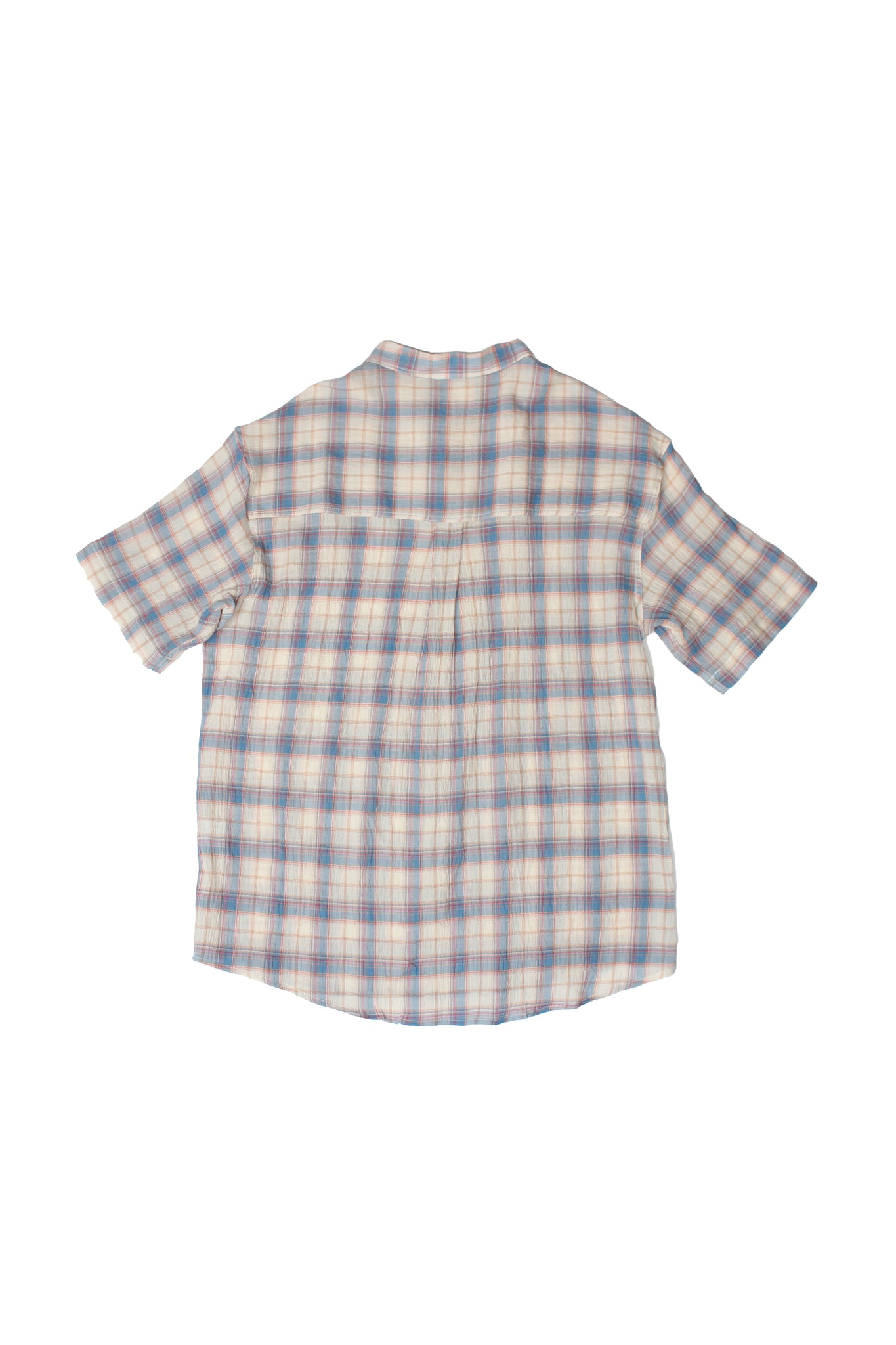 Mercury Checker Linen Shirts in Blue